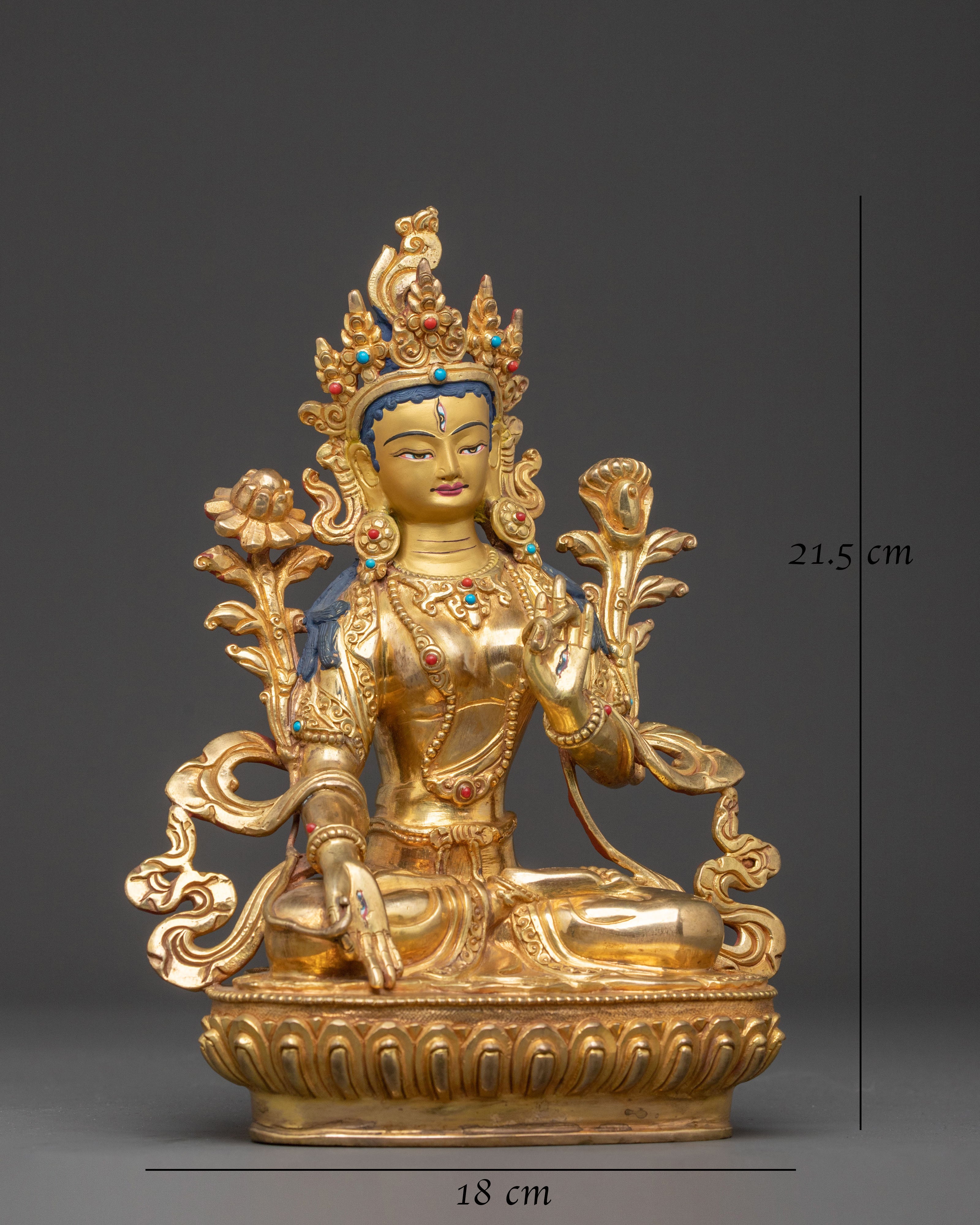 Sacred White Tara Statue | Goddess of Longevity