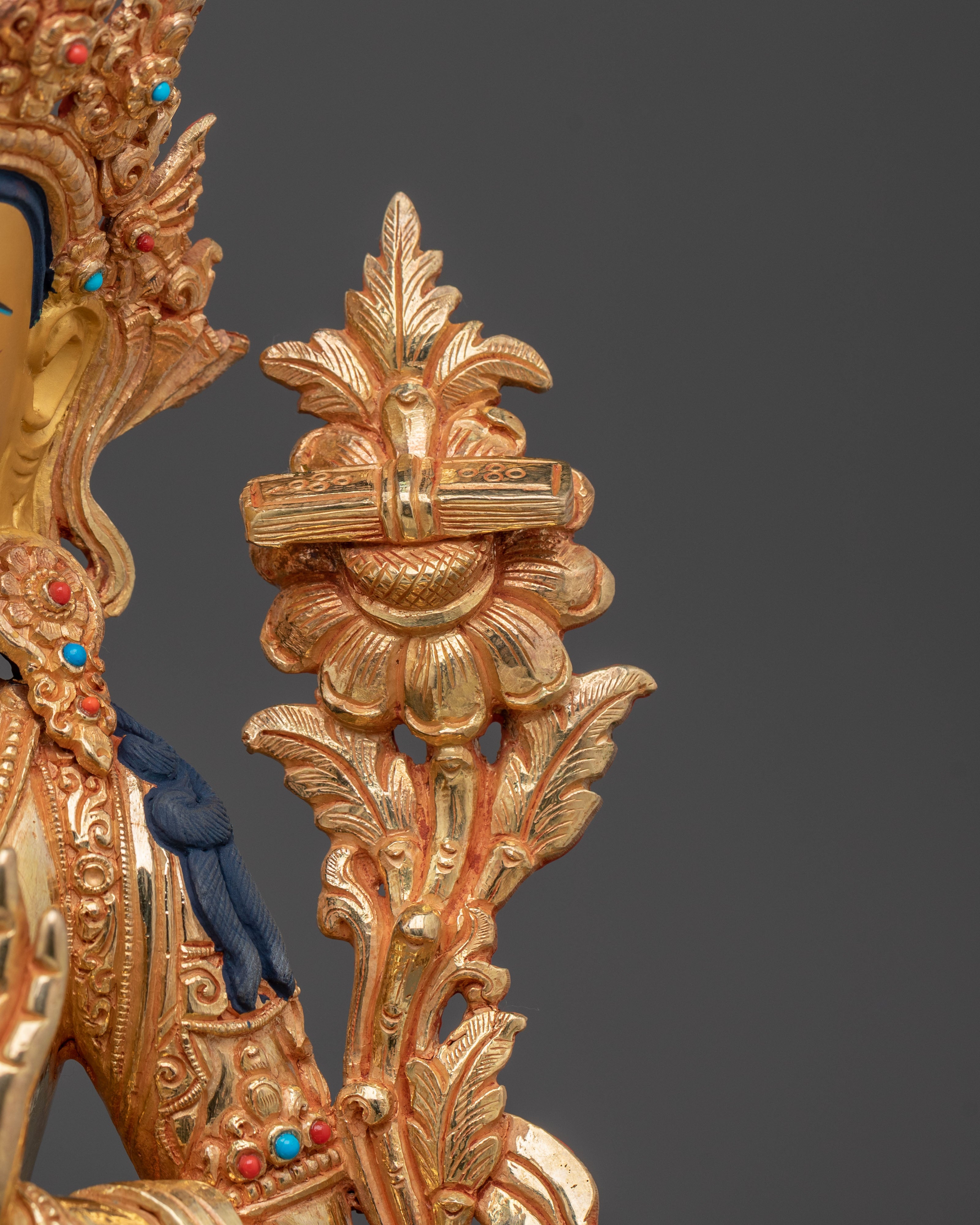 Manjushri Spiritual Figurine: Enlightened Wisdom Art