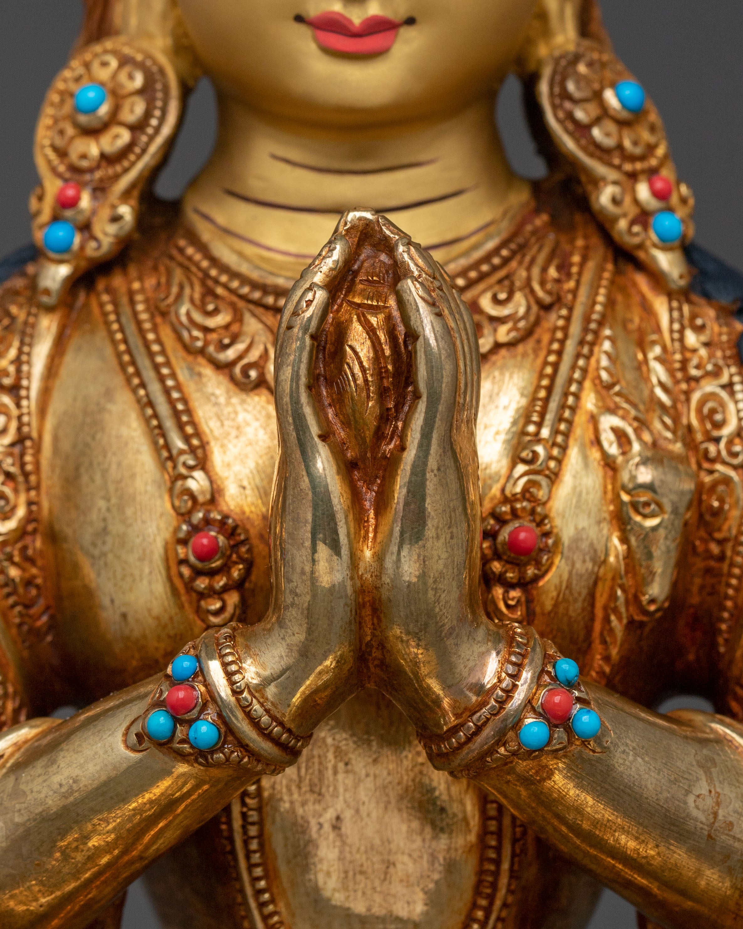 Compassion Four Armed Chenrezig Statue | Home Decor