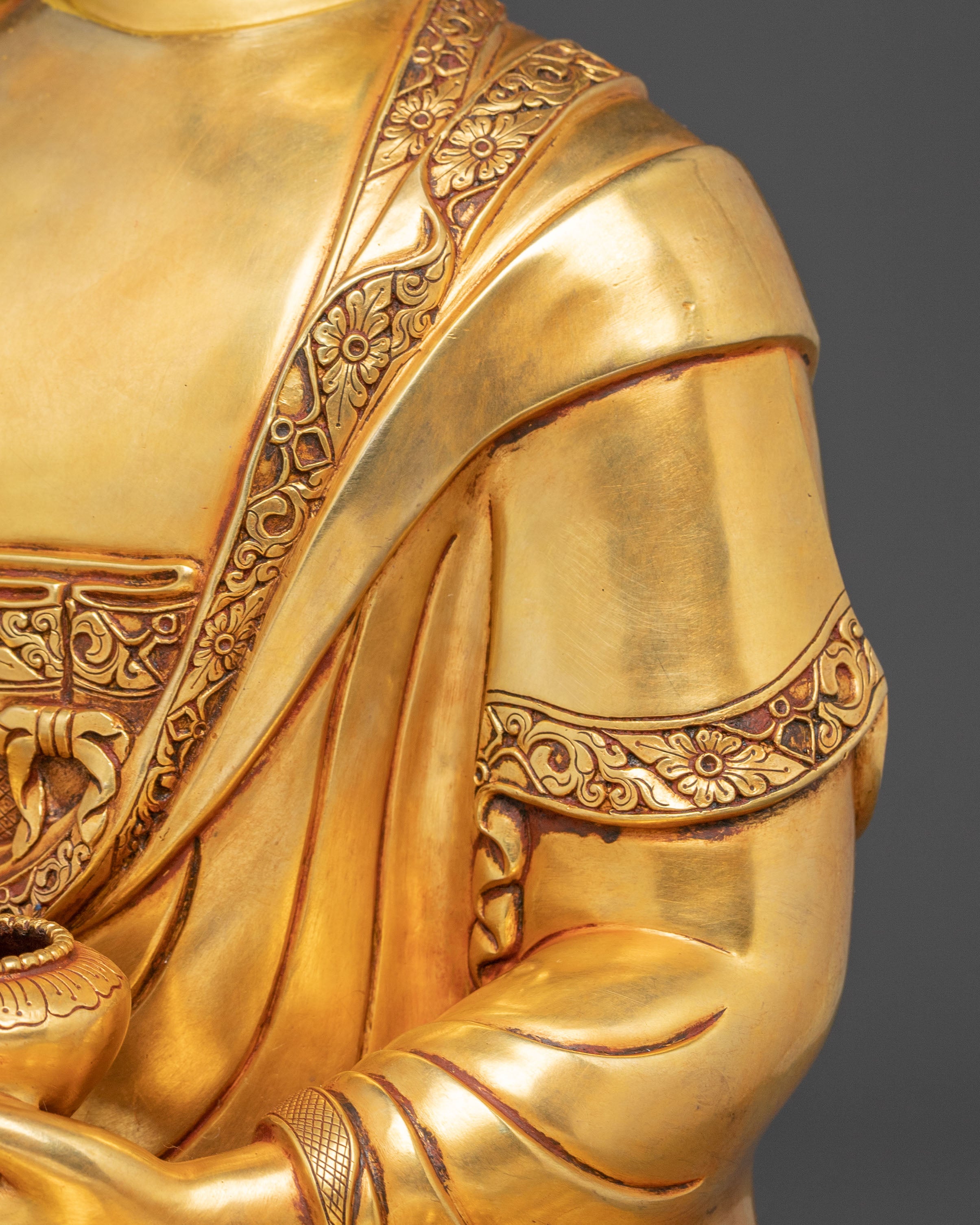 Handmade Golden Shakyamuni Buddha Statue | Home Decor