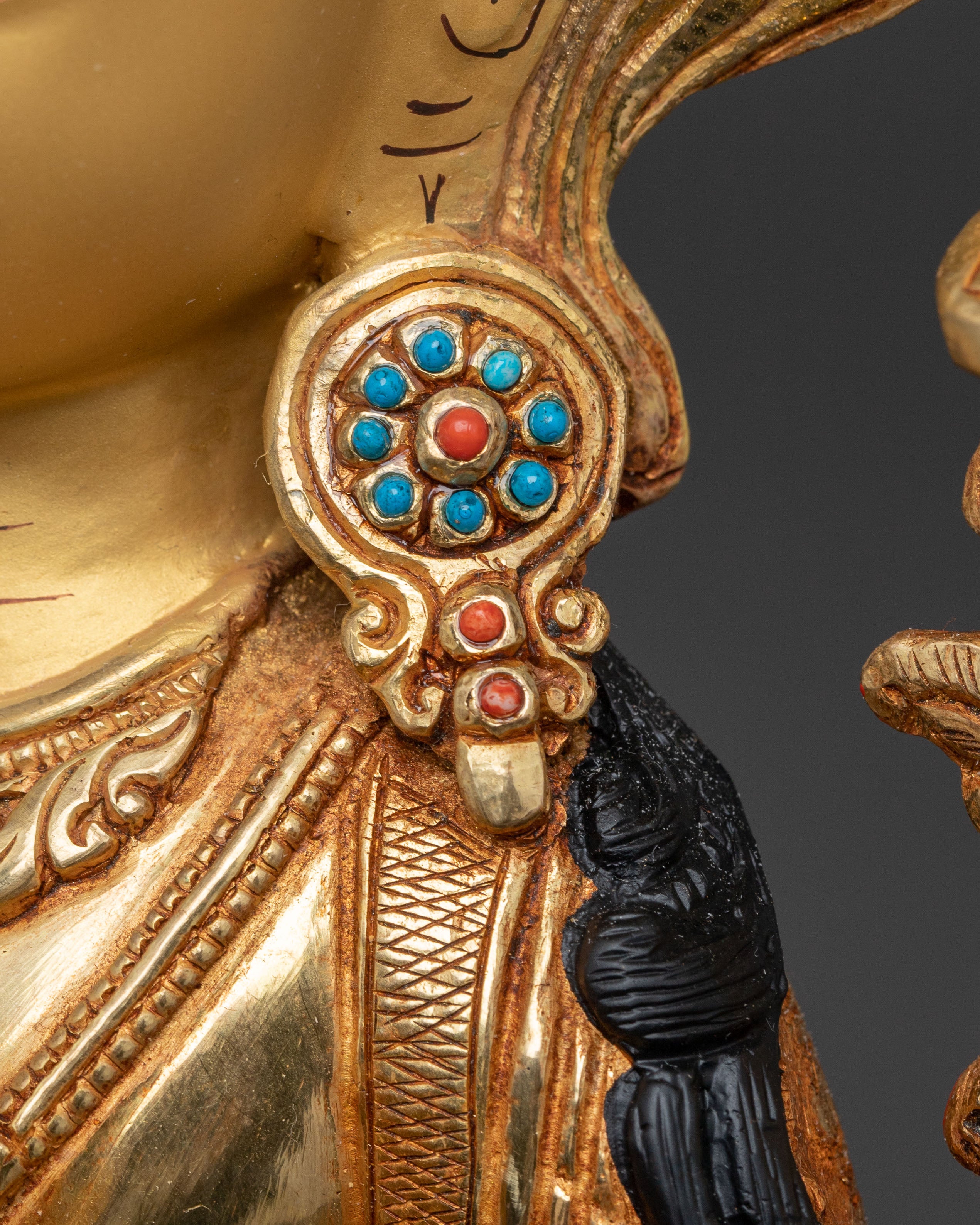 Bodhisattva Manjushri Handcrafted Statue | Guardian of Knowledge and Insight