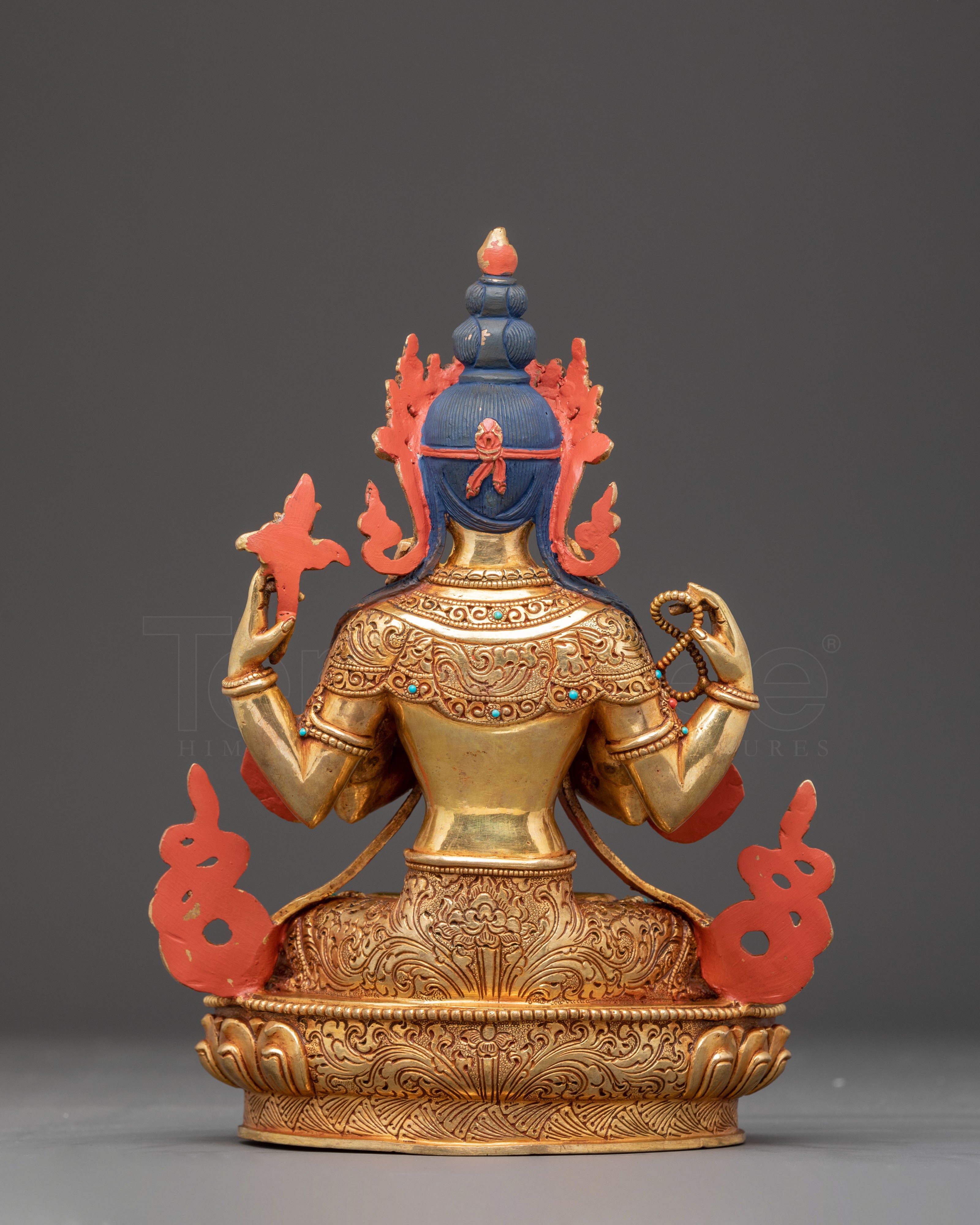Sacred Bodhisattva Chenrezig Handmade Statue | Compassion Icon