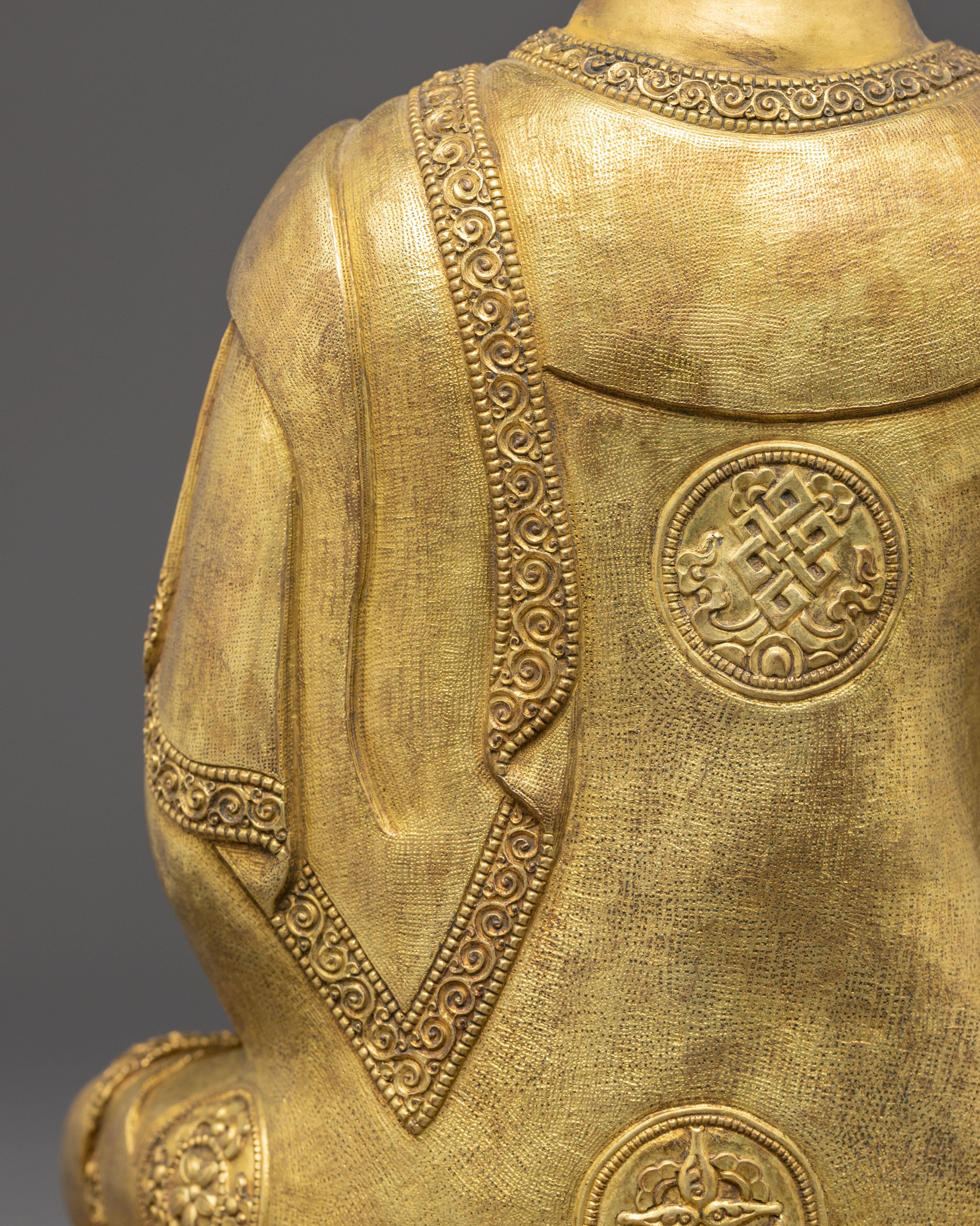 Handcrafted Medicine Buddha Copper Body Statue | Tibetan Healing Deity