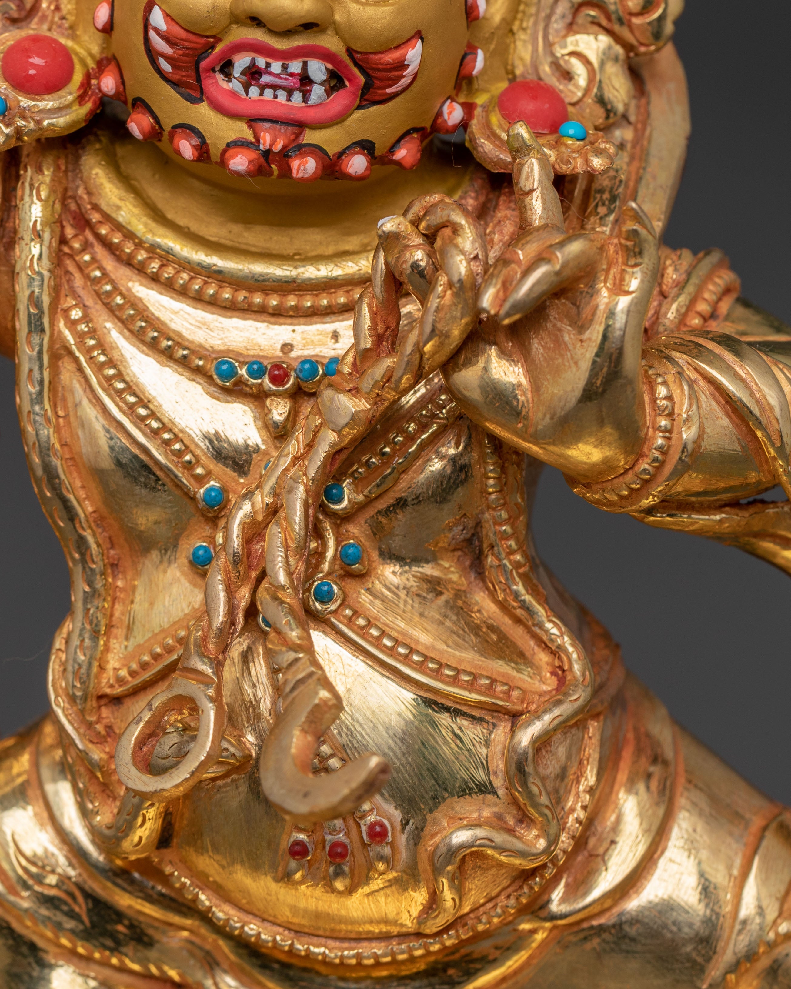 Handcrafted Vajrapani Traditional Statue for Rituals