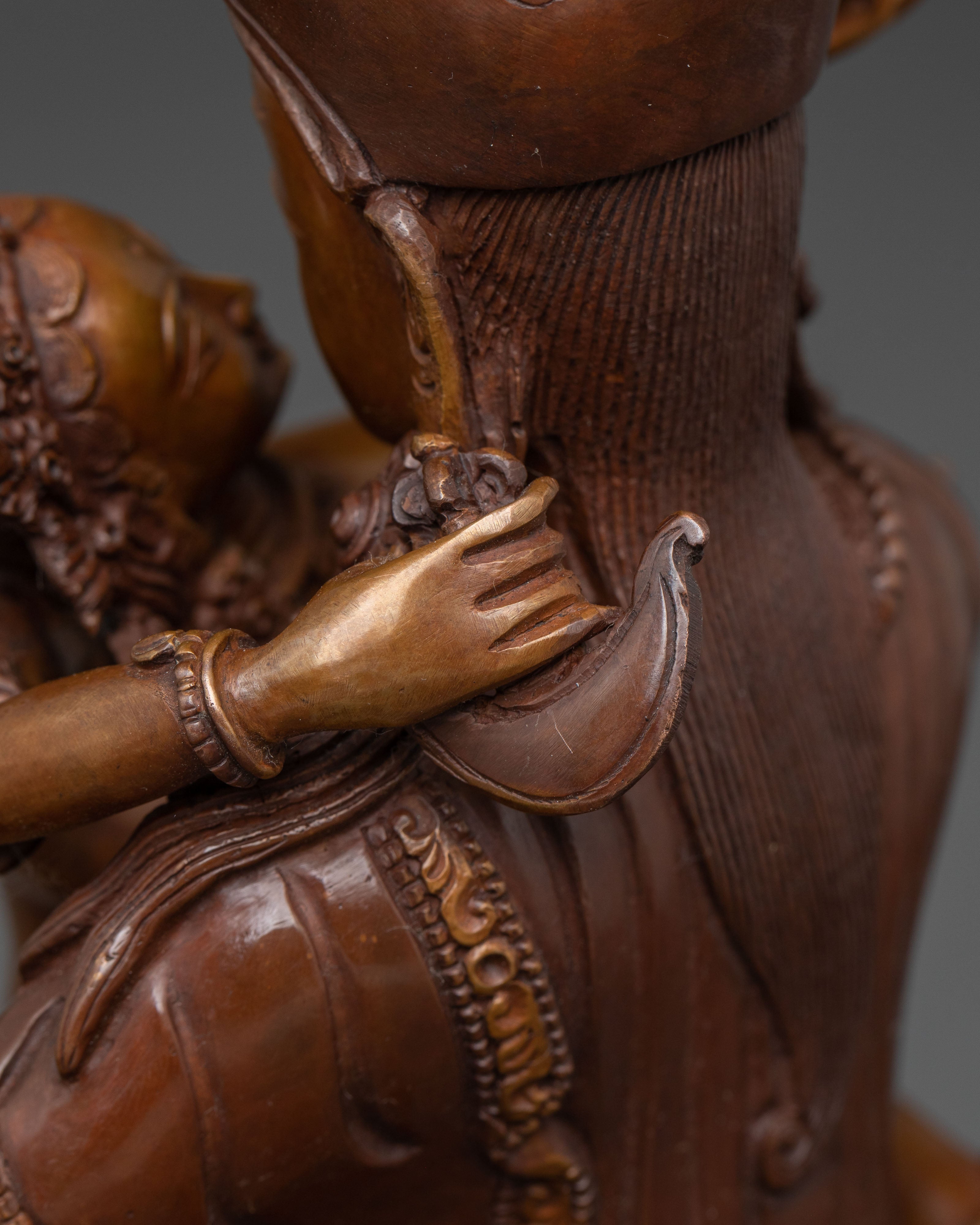 Guru Rinpoche Statue with Consort | Spiritual Decor