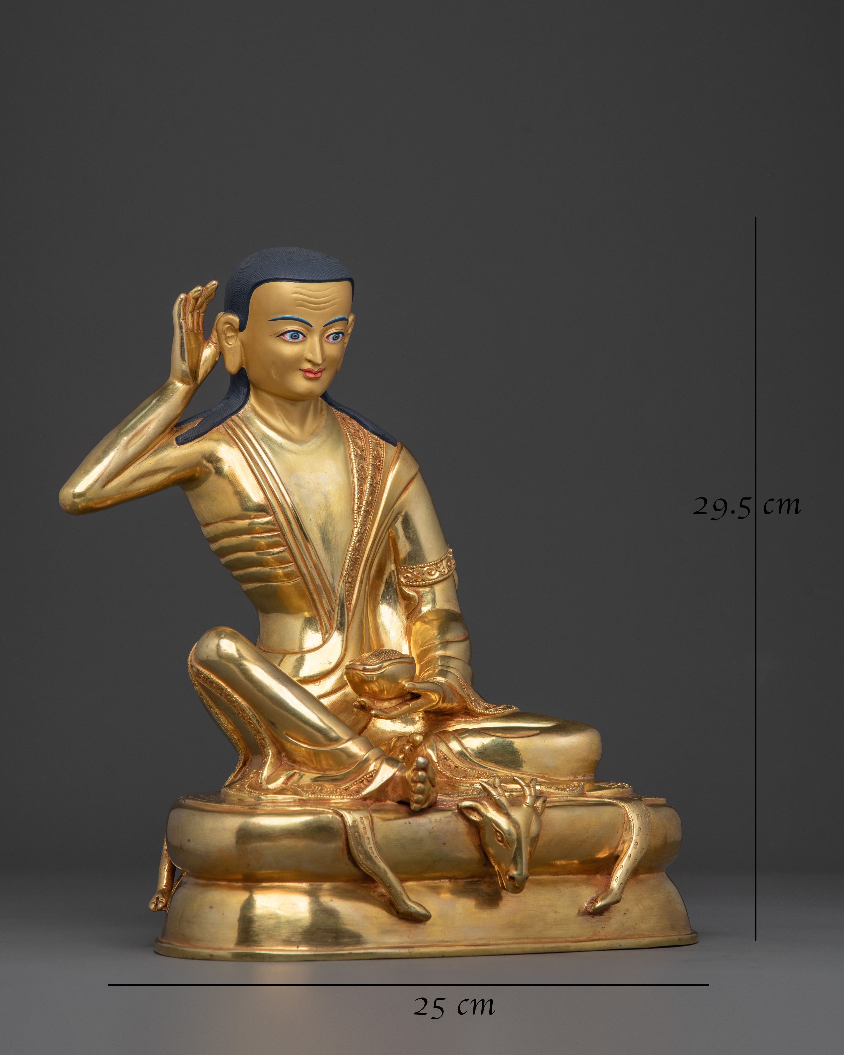 Milarepa Buddhist Master Statue | Buddhist Master of Meditation