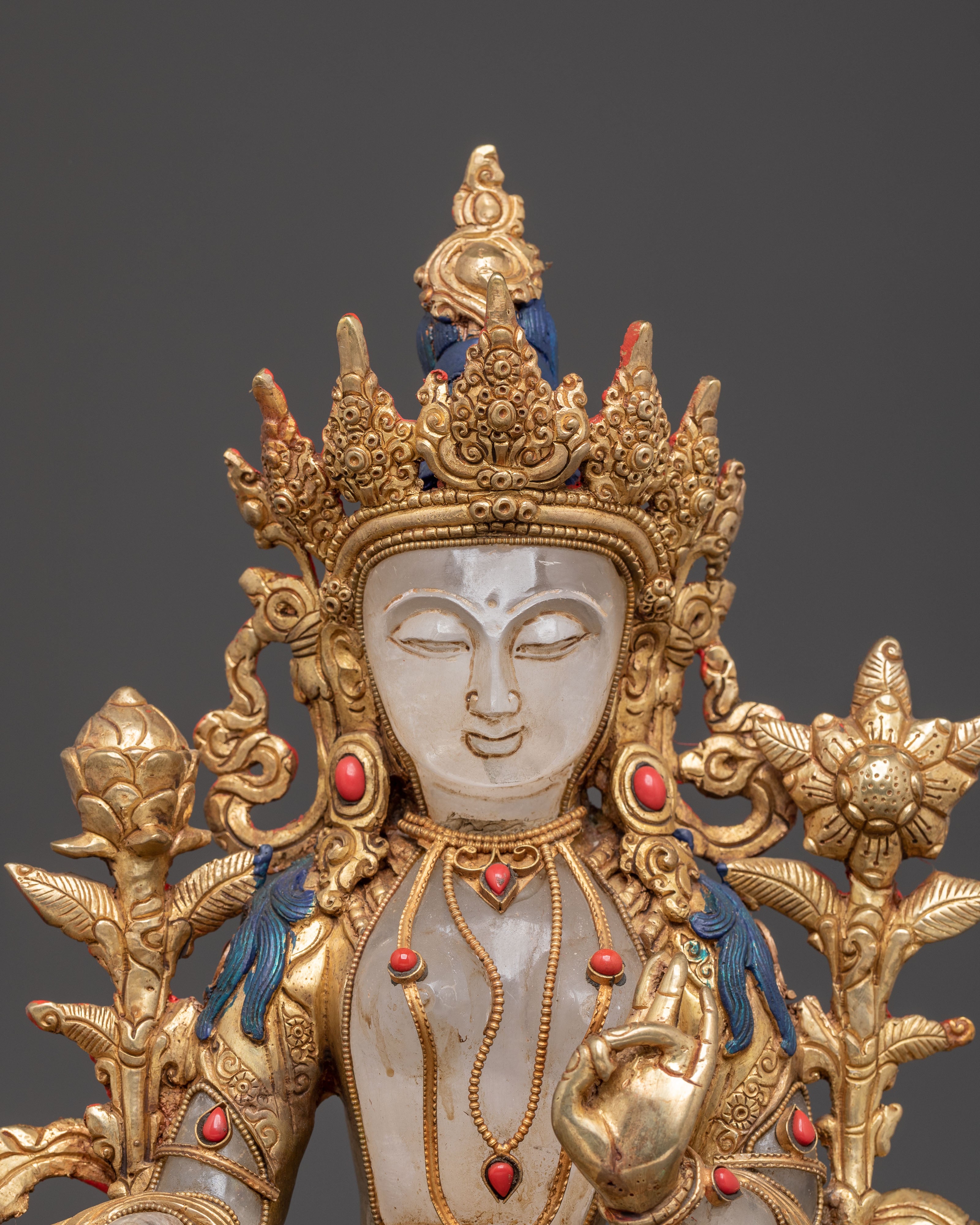 Green Tara Statue for Sacred Spaces | Buddhist Meditation Deity