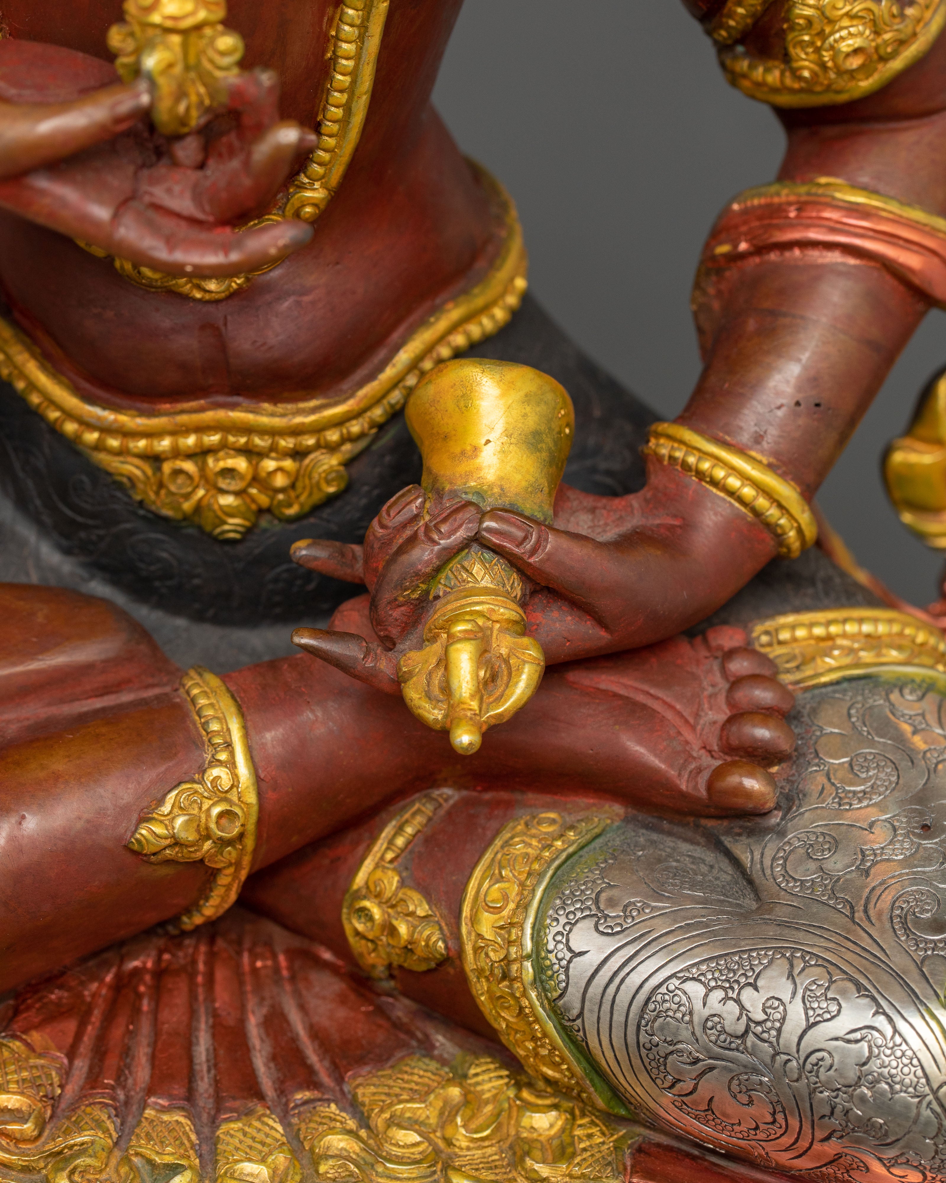 Vajrasattva Handcrafted Sacred Statue: Pure Radiance