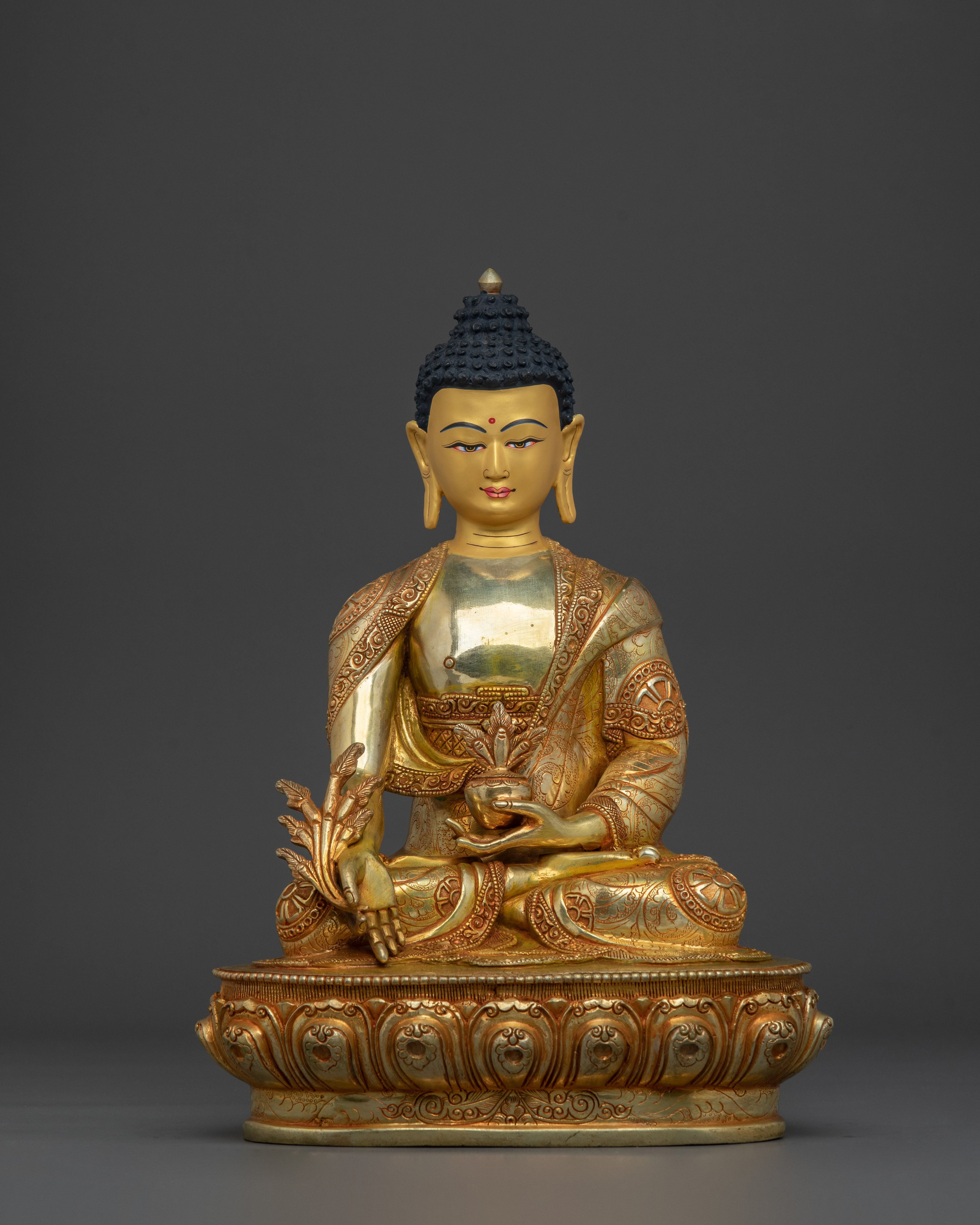 Handmade Medicine Buddha Statue of Spiritual Healing