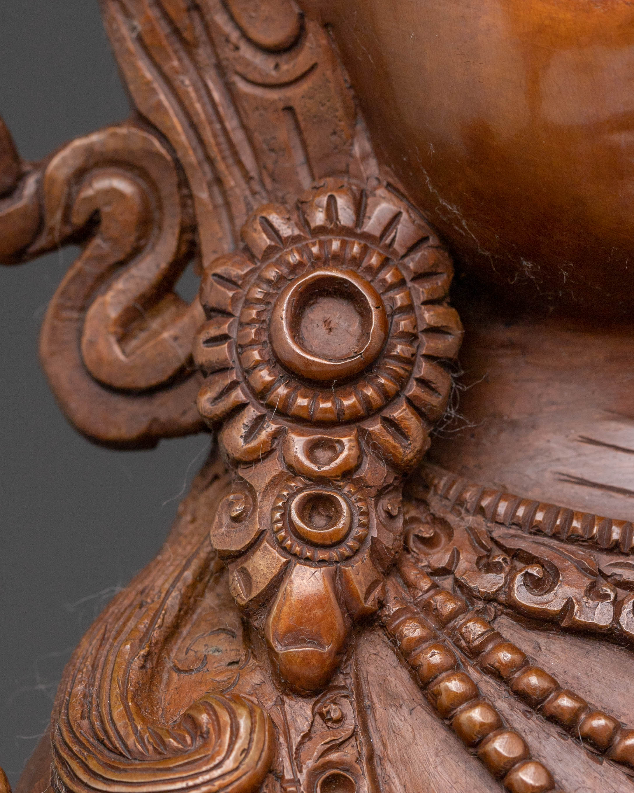 Bodhisattva Chenrezig Statue for Protection – Oxidized Copper Artistry