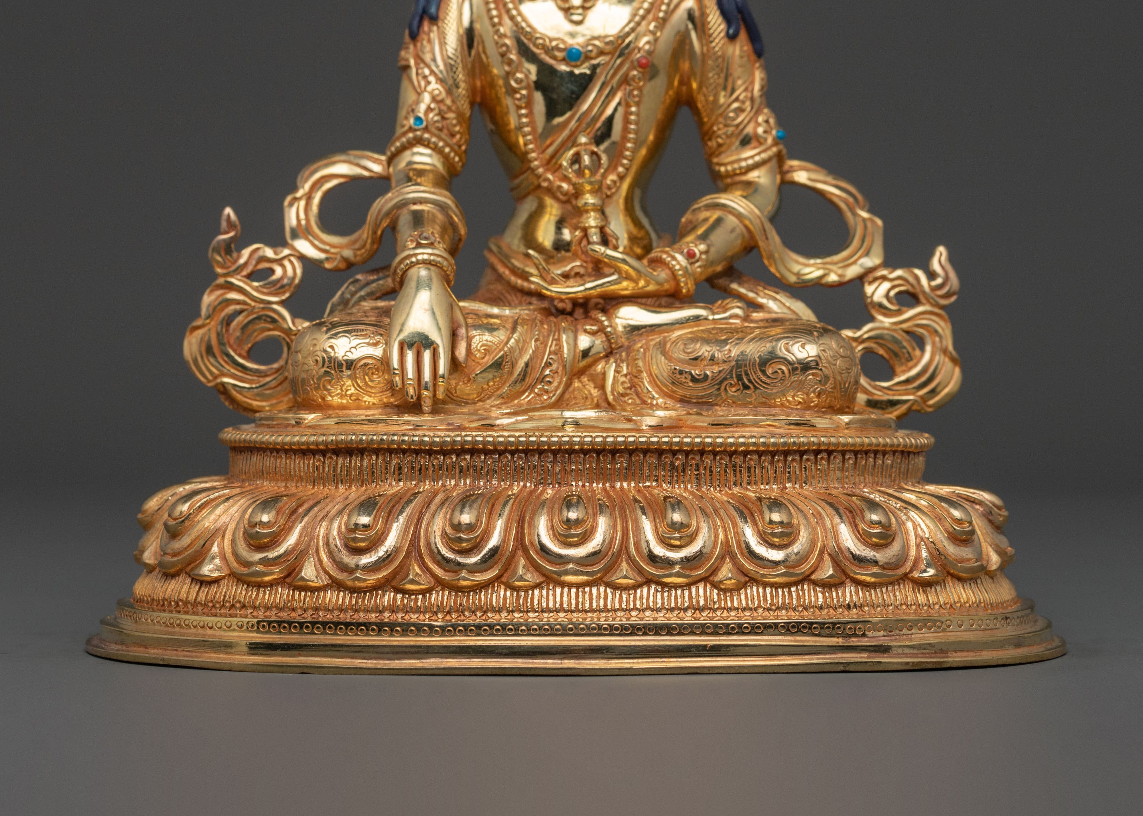 Mitrugpa Vajrayana Practice Statue in Radiant 24K Gold