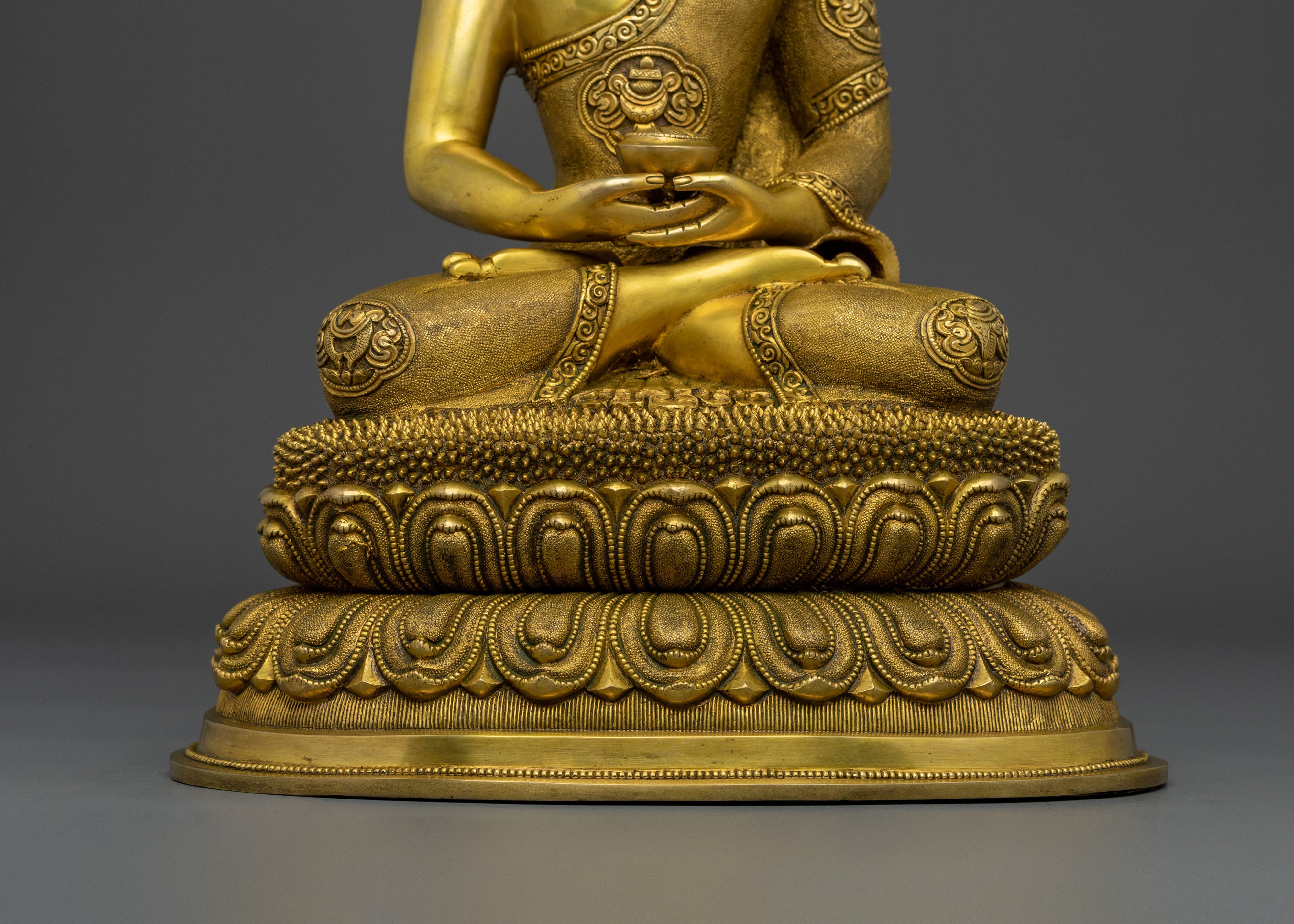 Handmade Amitabha Buddha Pure Land Sculpture