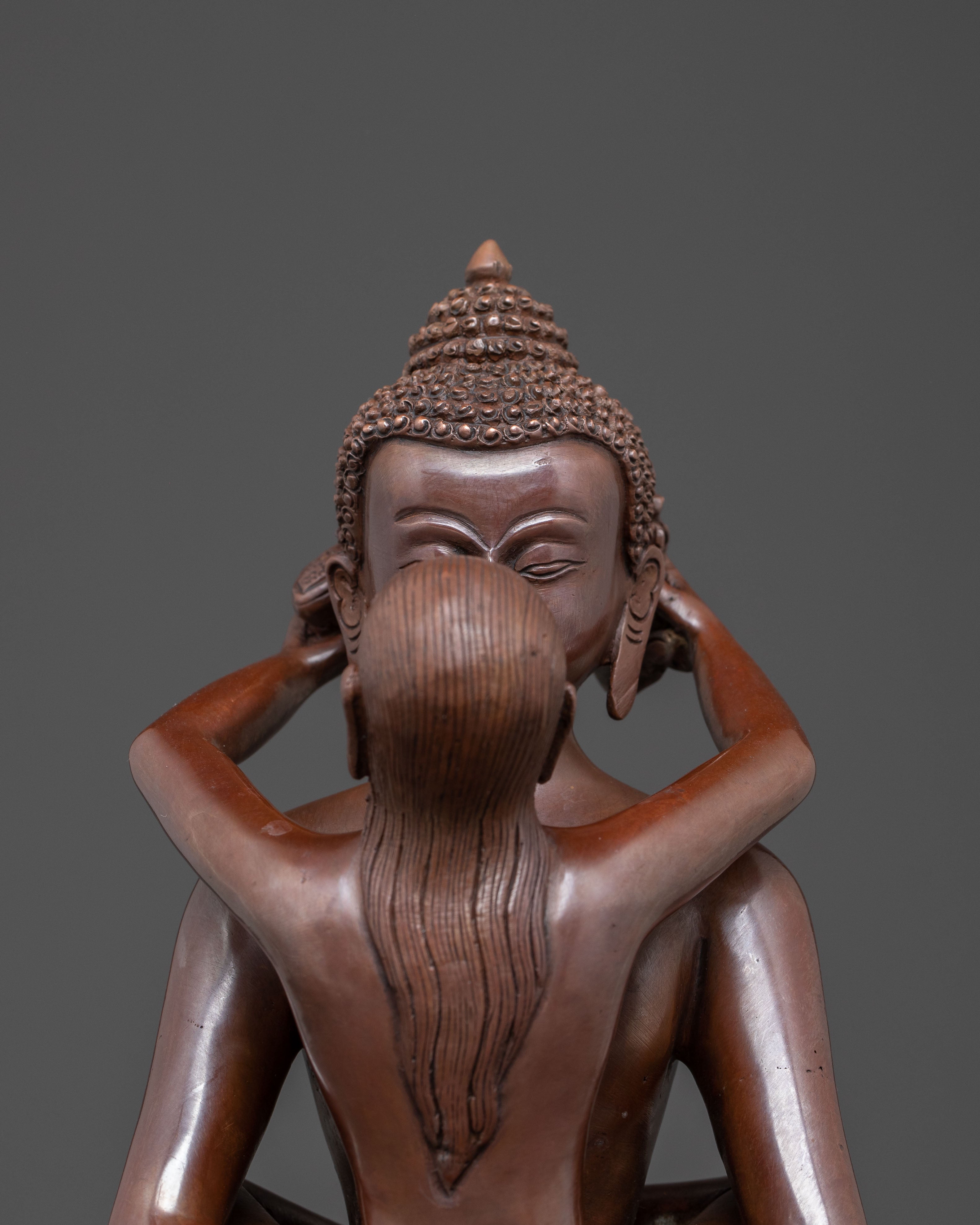 Samantabhadra Bodhisattva Statue with Consort | Divine Union in Tantric Practice