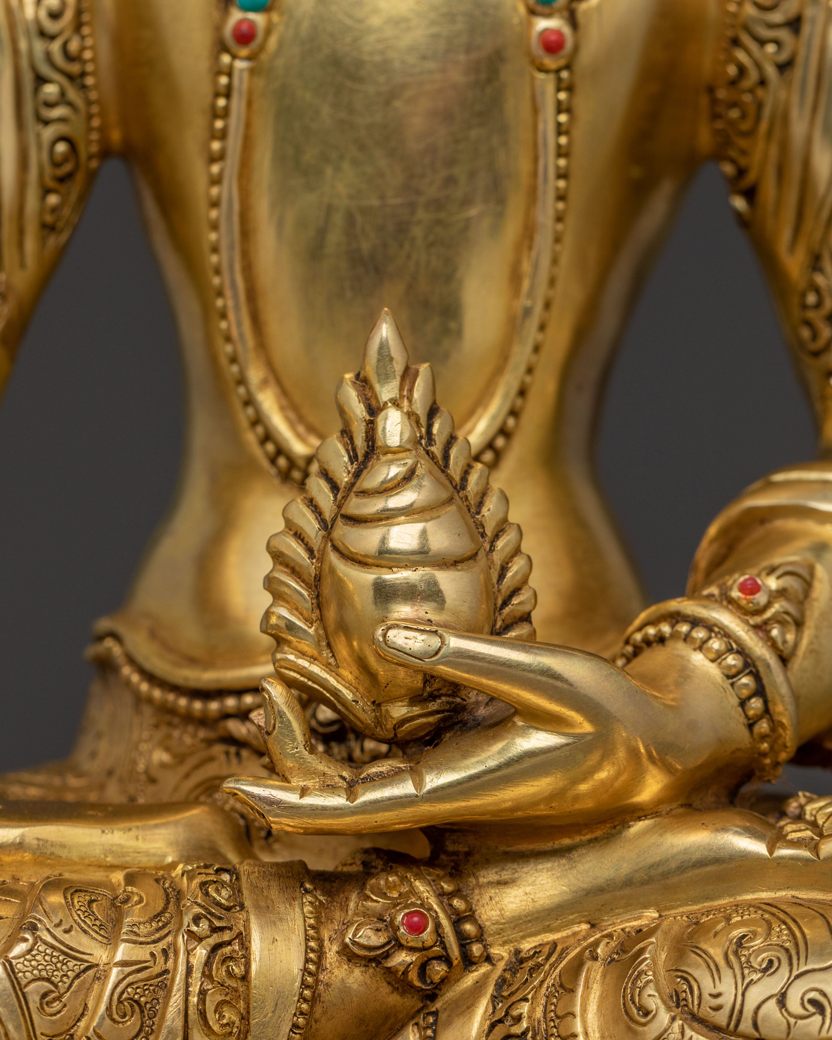 Kshitigarbha Buddha Sacred Statue | Spiritual Figure