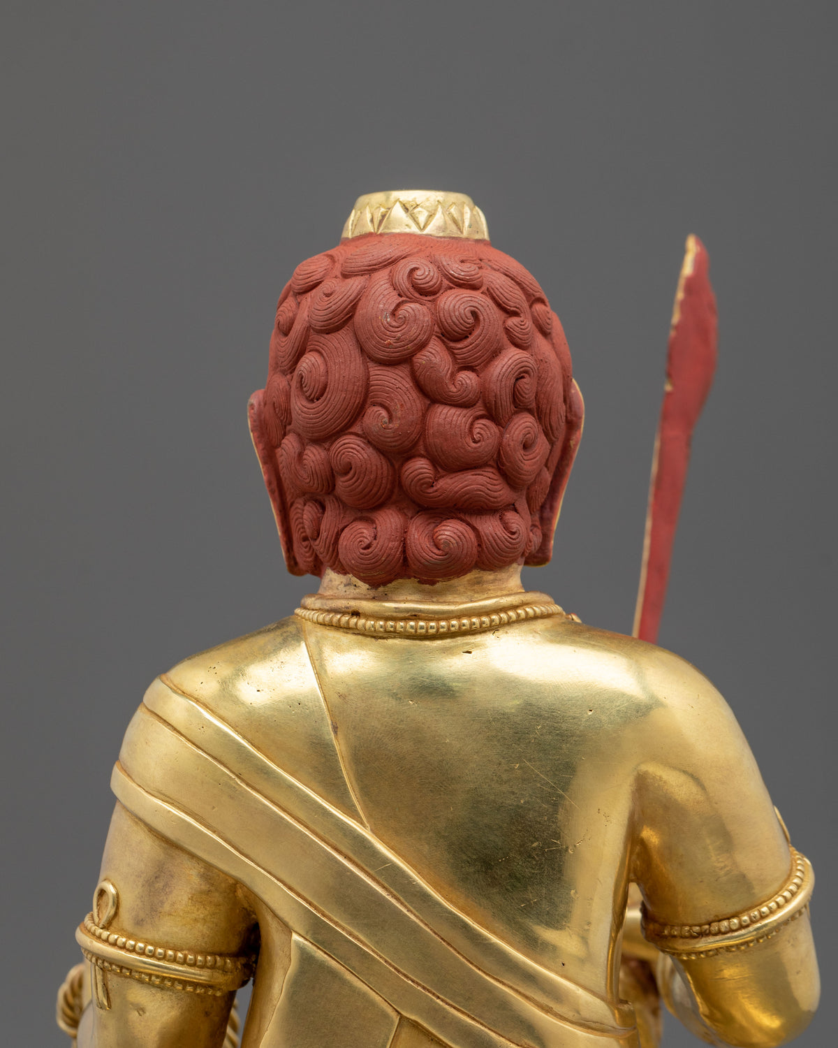Yamraj Statue | 24K Gold Gilded Guardian Figurine