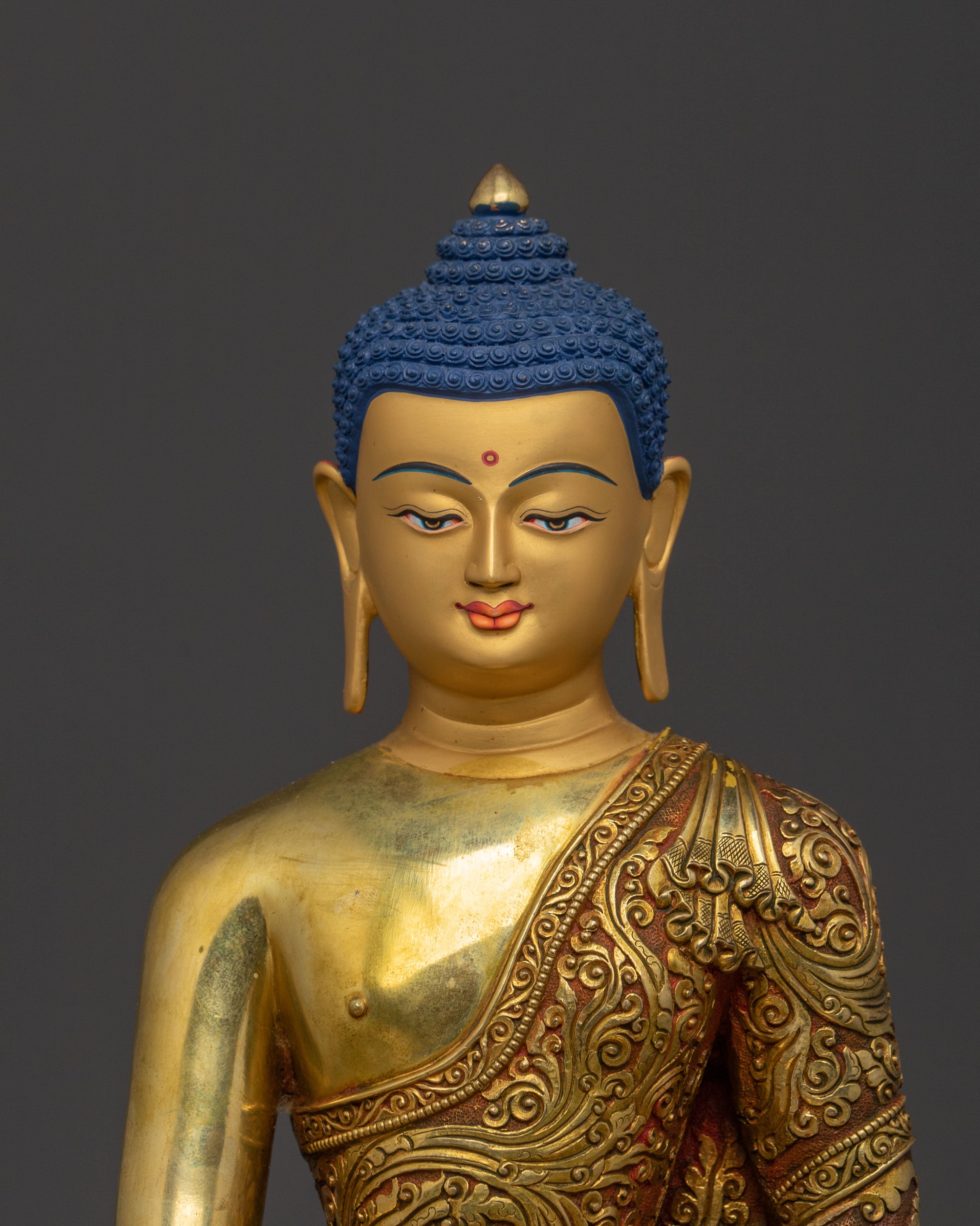 Handmade Shakyamuni Buddha Dharma Statue for Altars
