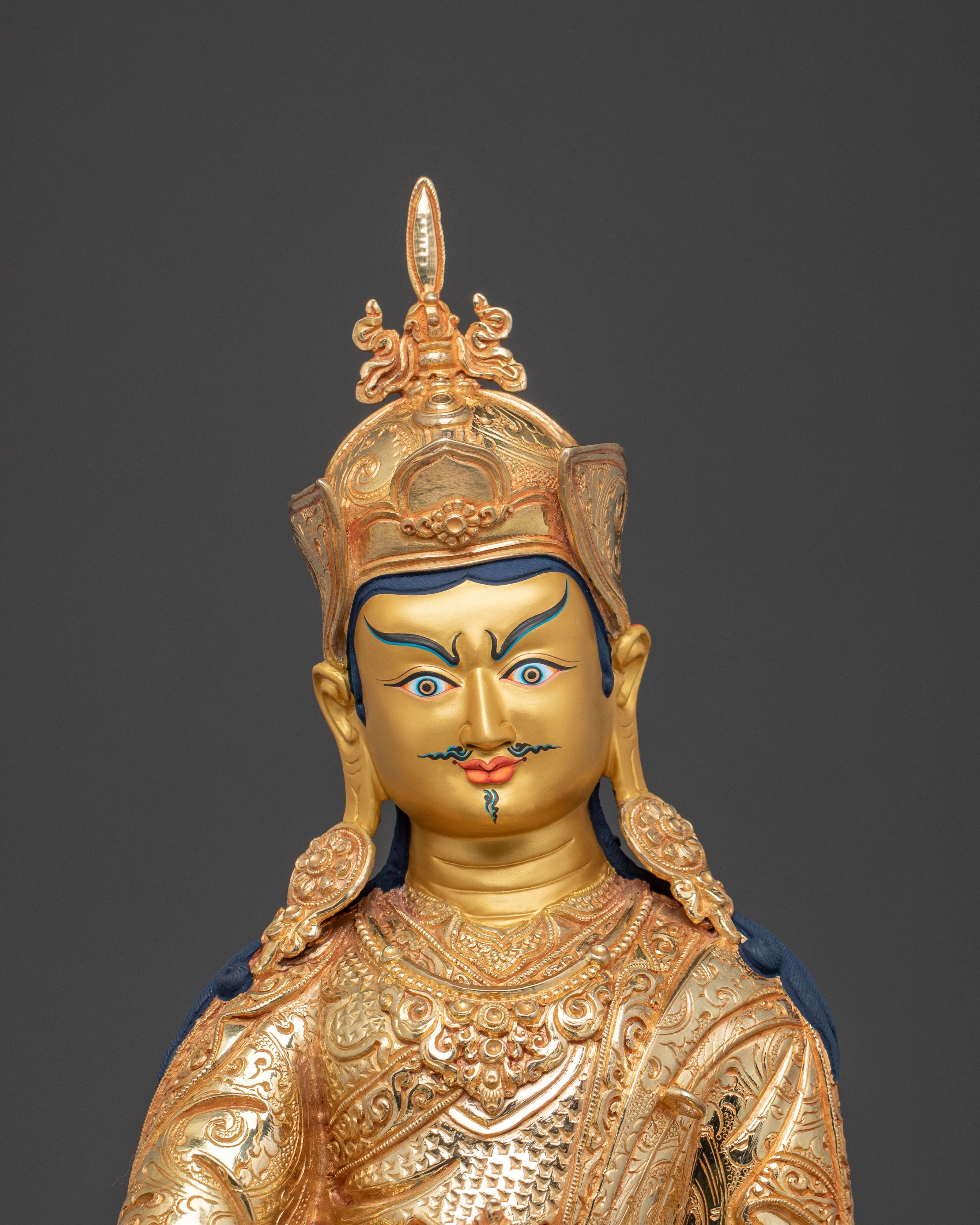 Guru Rinpoche Spiritual Statue for Meditation Decor