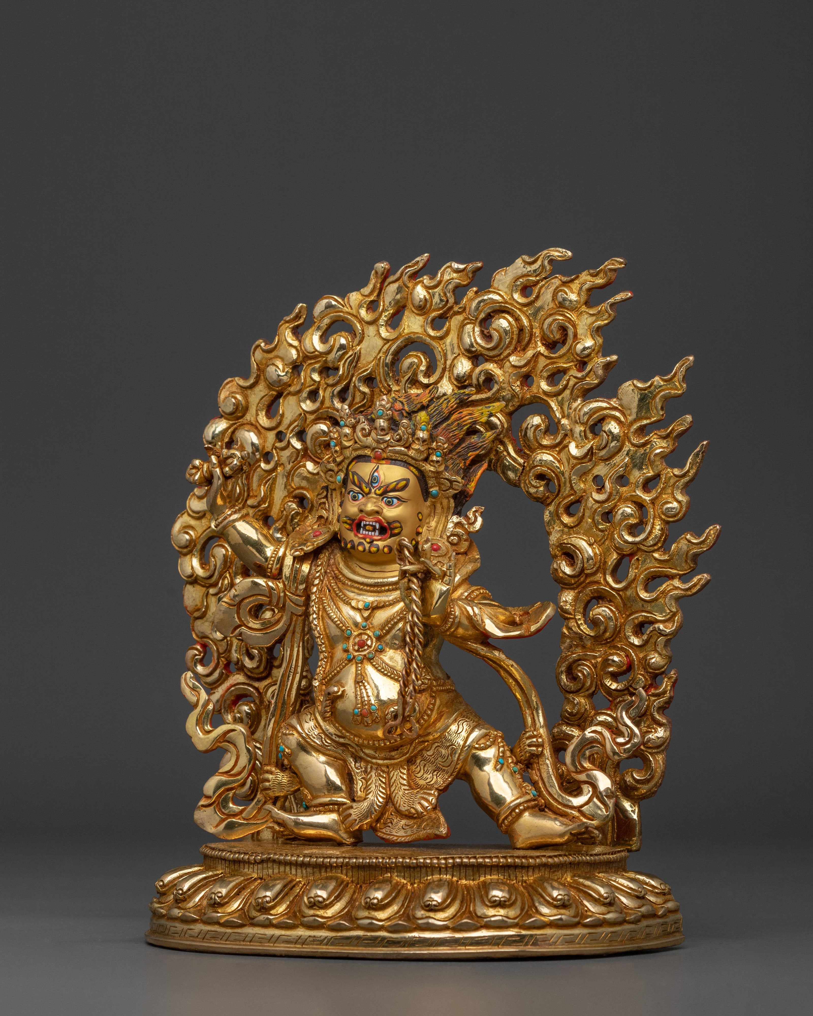 Handcrafted Vajrapani Statue | Buddhist Protector