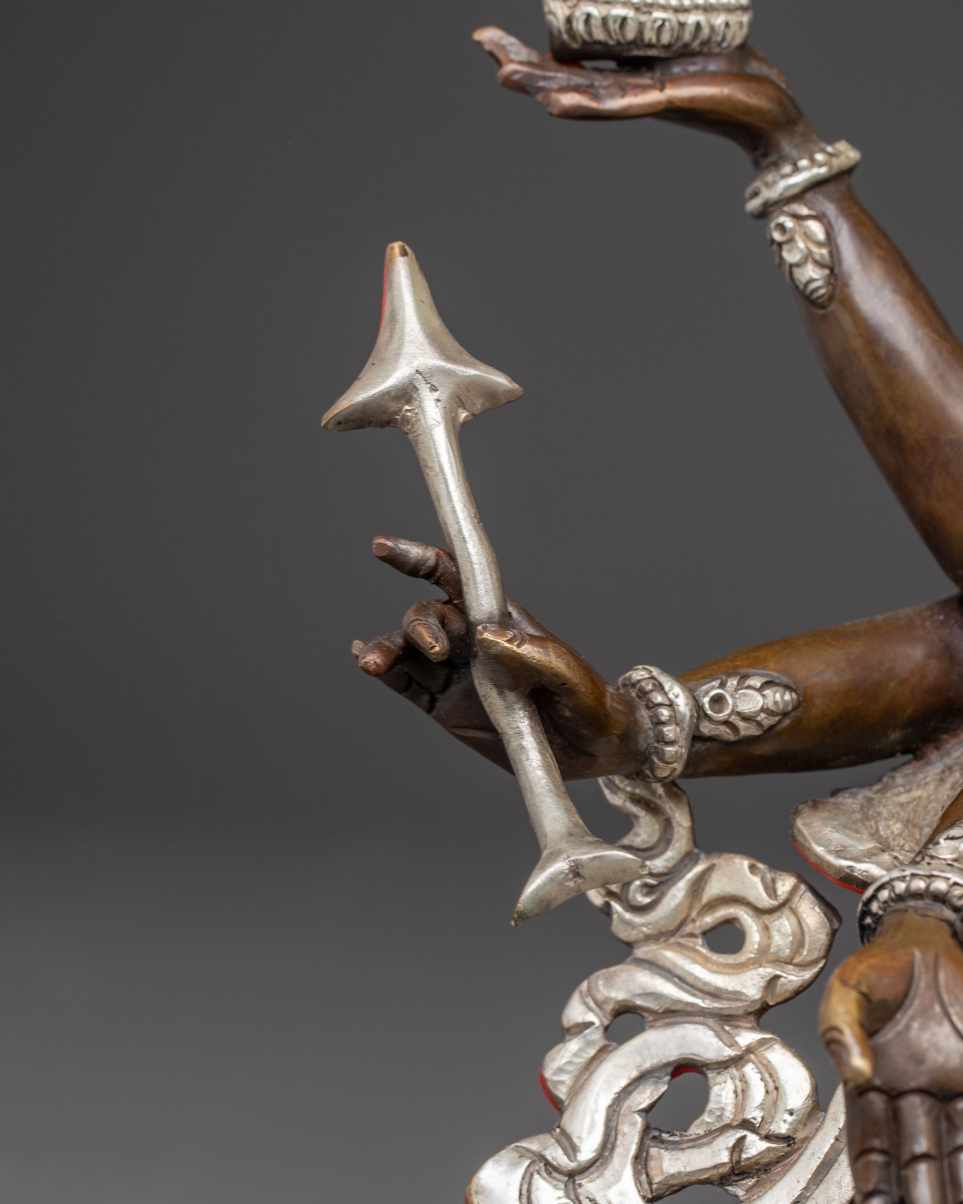 Traditional Namgyalma Oxidized Copper Body Statue