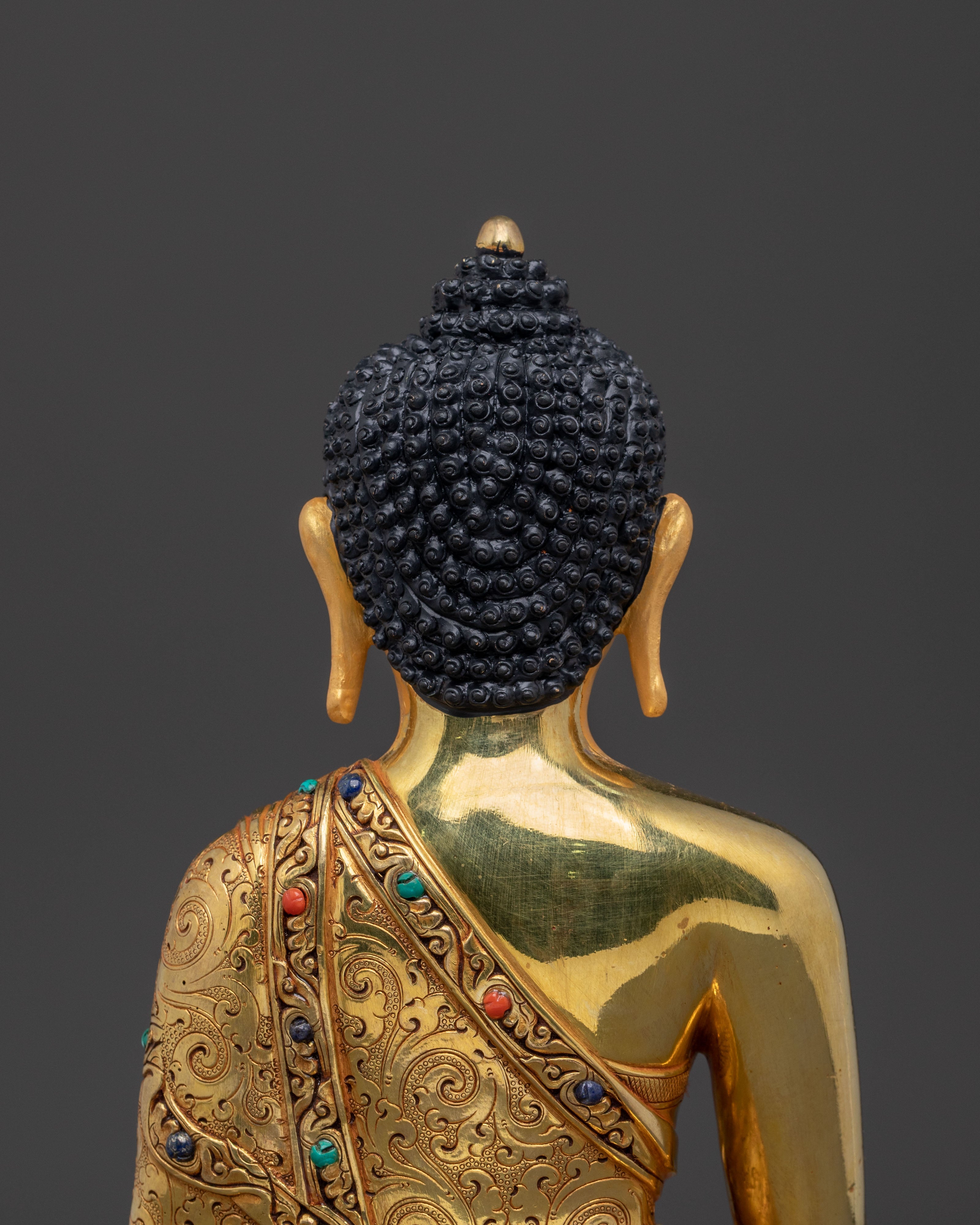 Shakyamuni Buddha Spiritual Golden Figurine