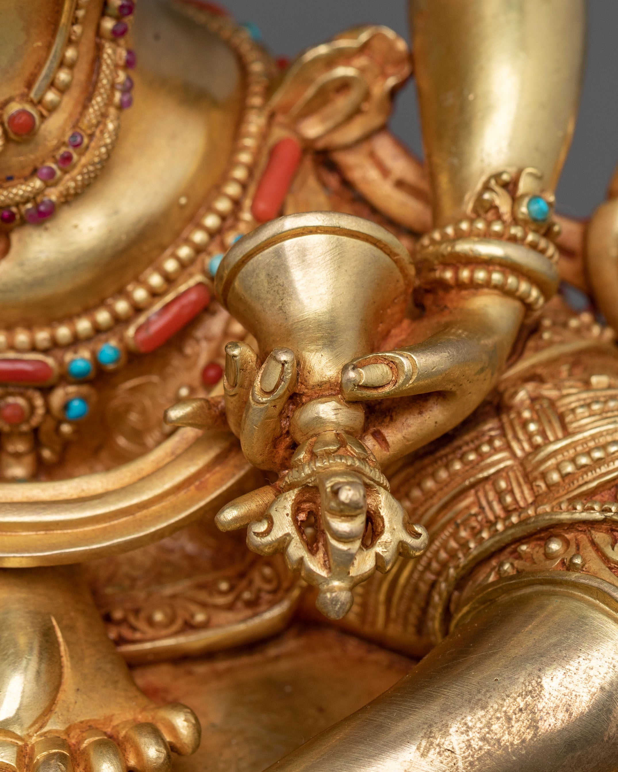 Vajrasattva Handcrafted Sculpture | Buddhist Purification Deity