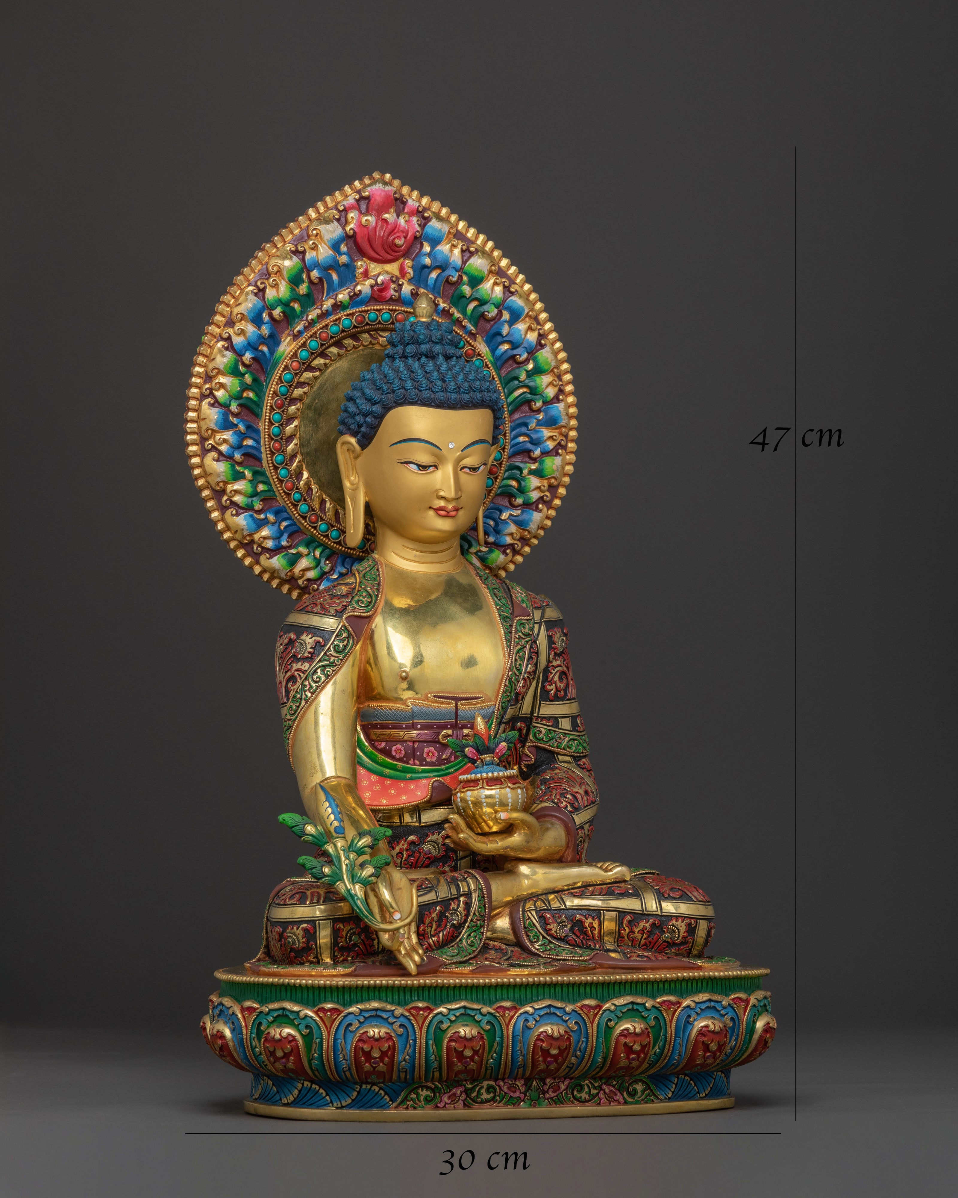 Medicine Buddha Blessing Statue | Healing Icon