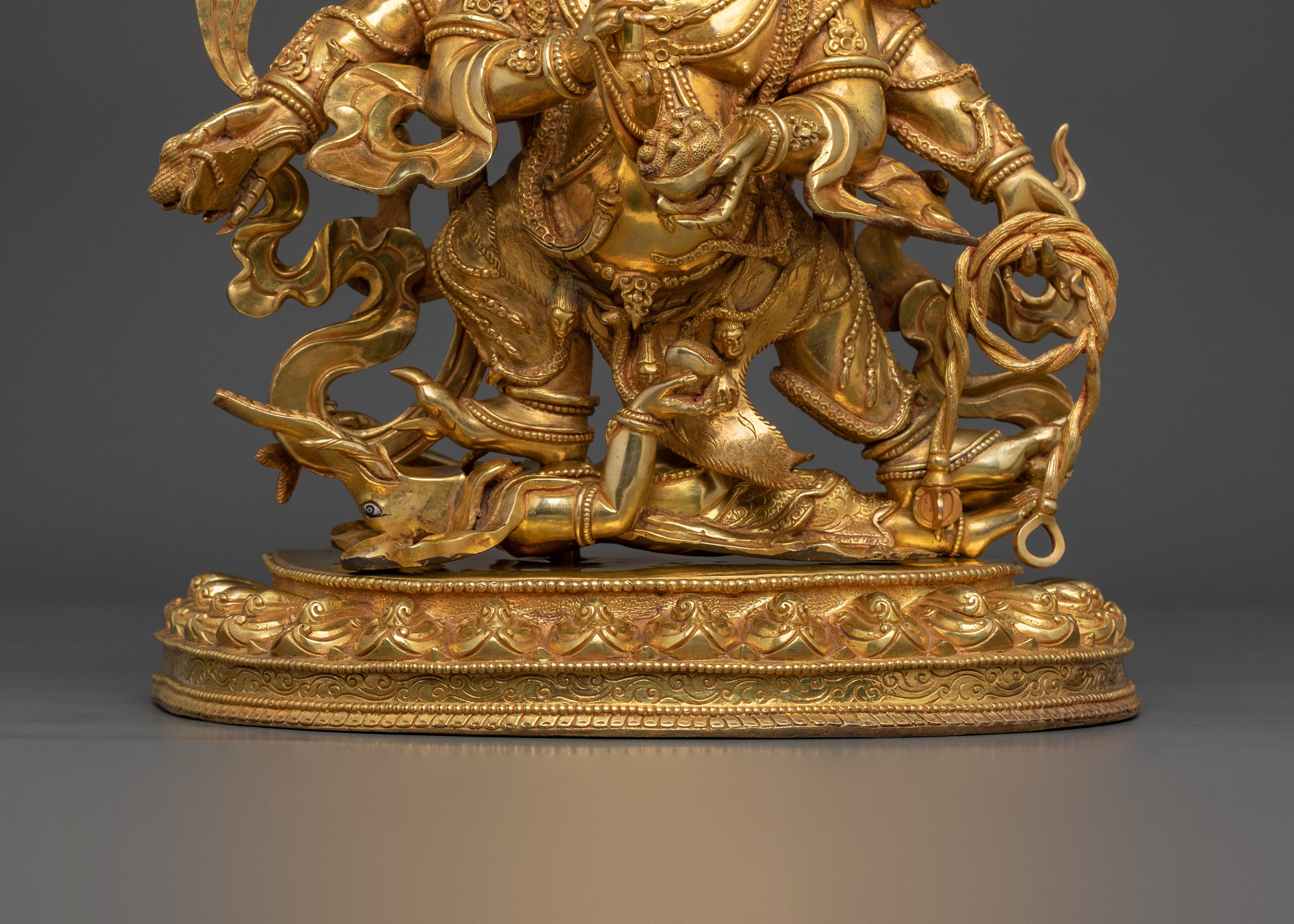 Six-Armed Mahakala Dharma Protector Statue | Wrathful Buddhist Guardian