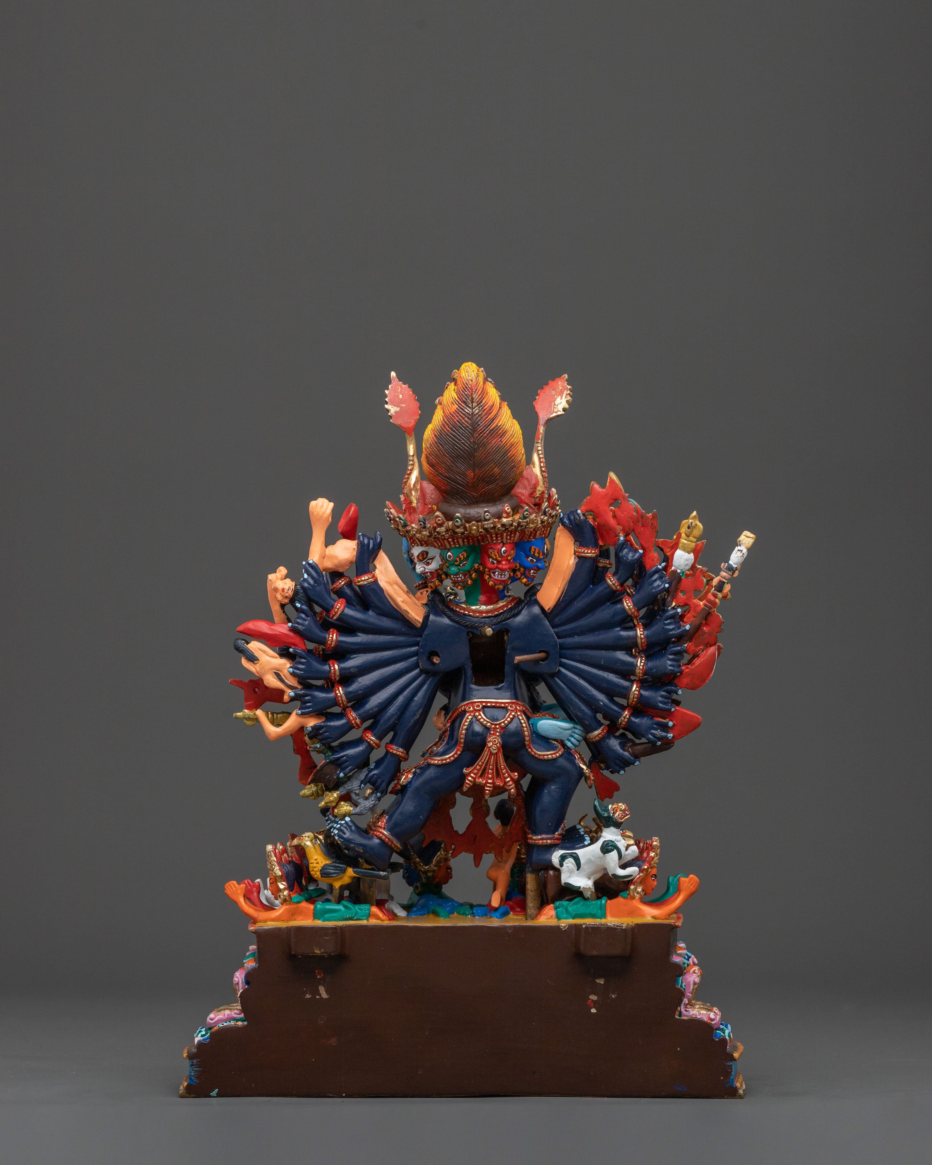 Yamantaka Wrathful Sculpture | Wrathful Guardian of Dharma