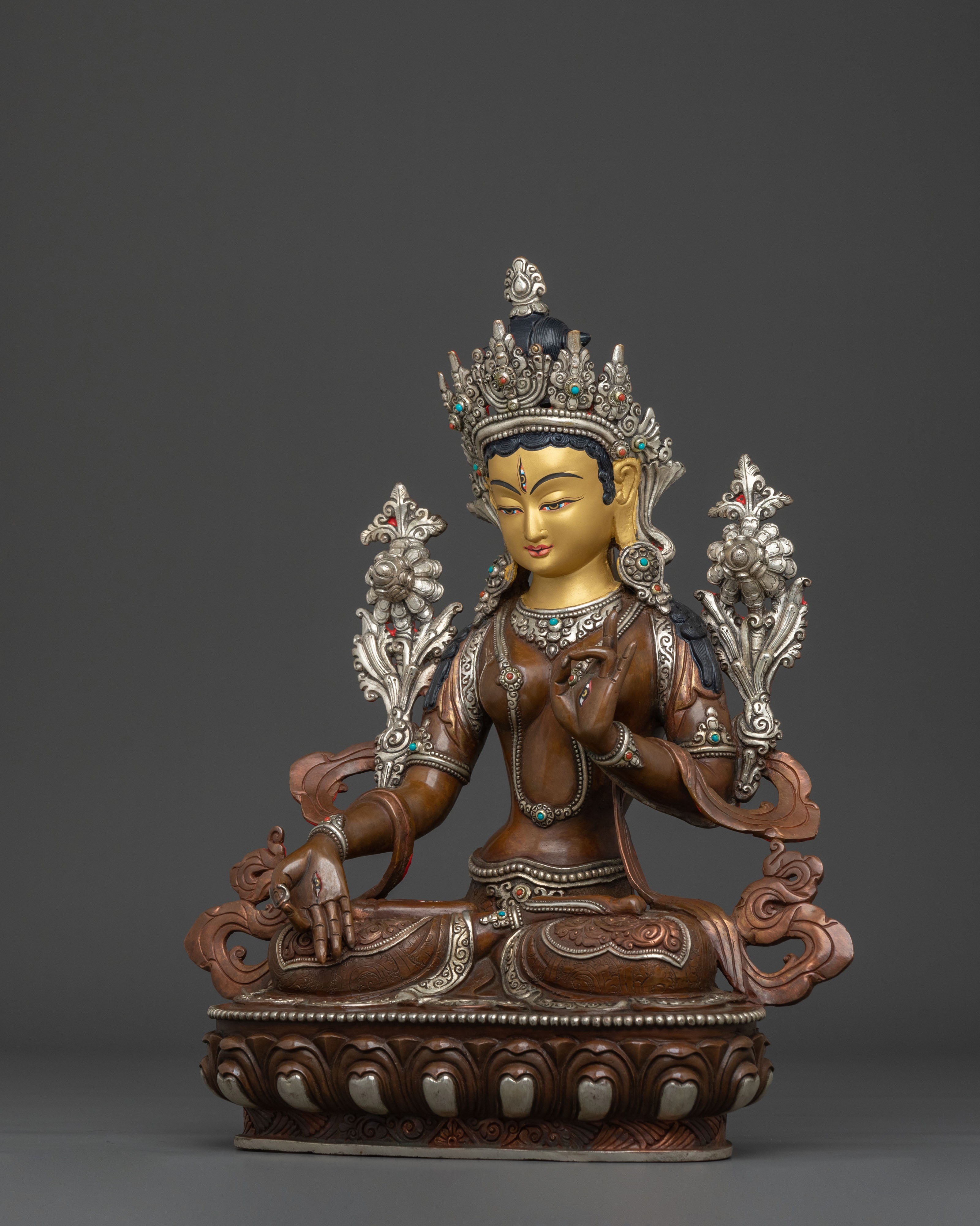 Sita Tara Spiritual Sculpture | Tibetan Goddess