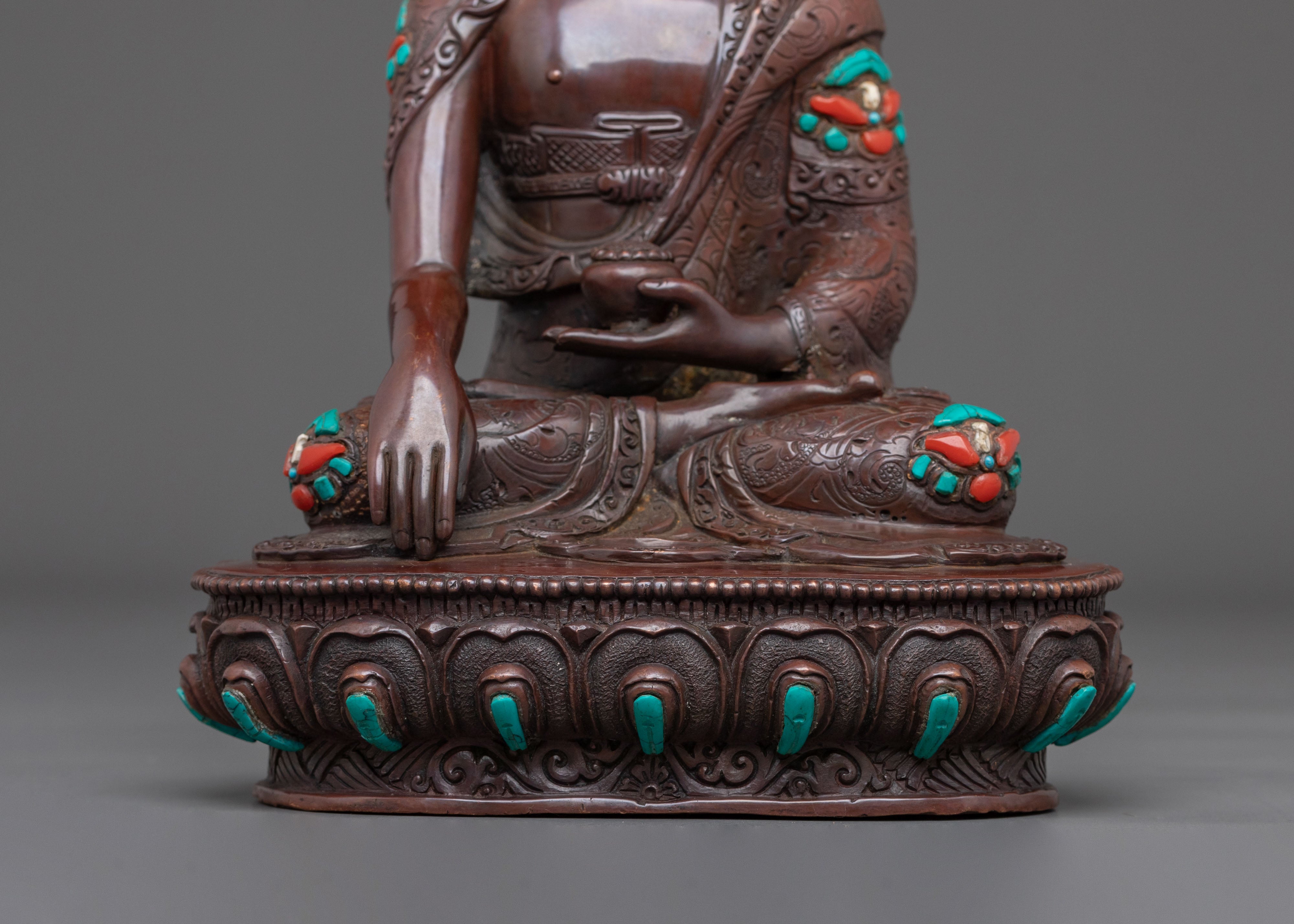 Gautama Buddha Statue | Oxidized Copper Body