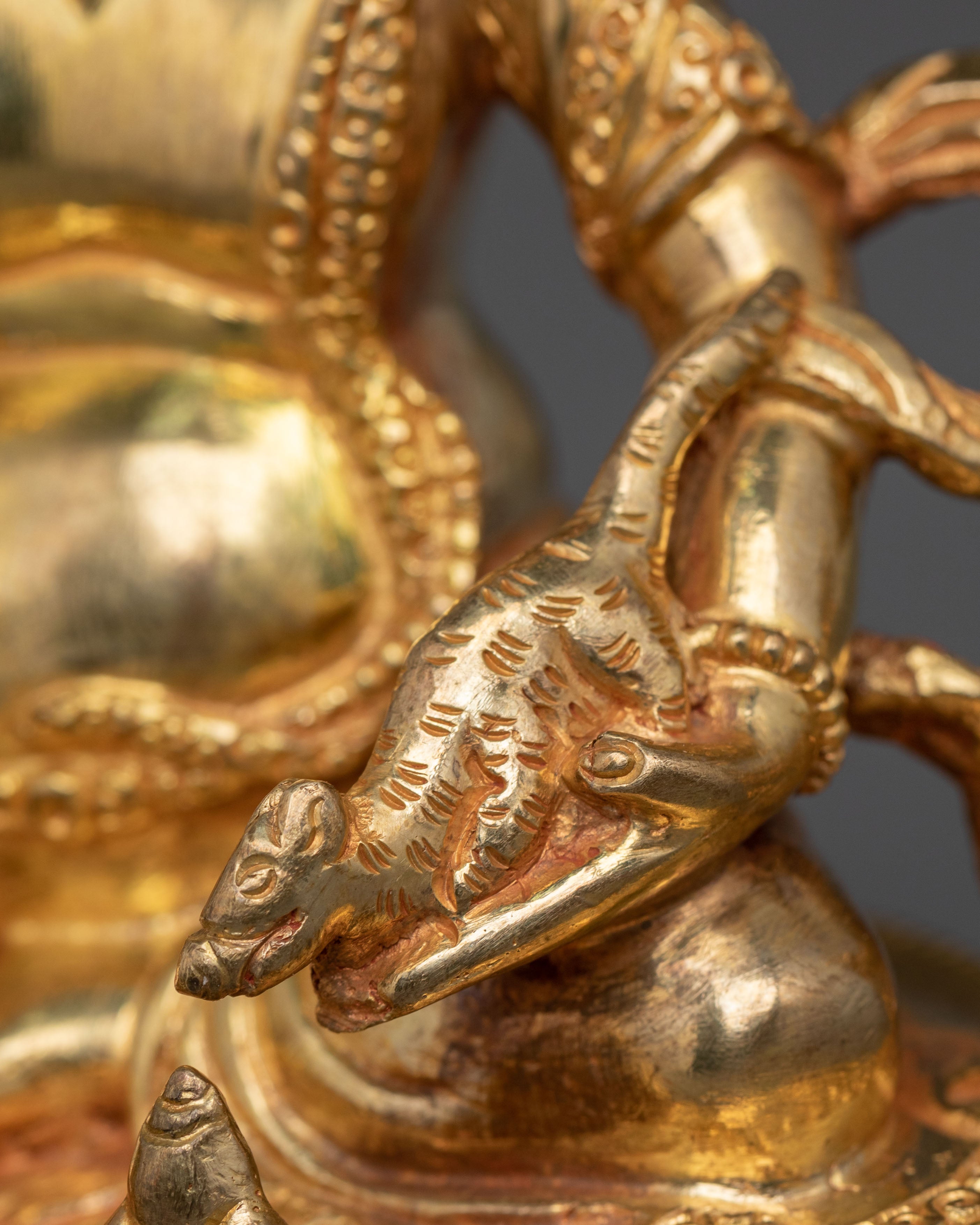 Dzambhala Sacred Statue | Tibetan Buddhist Deity