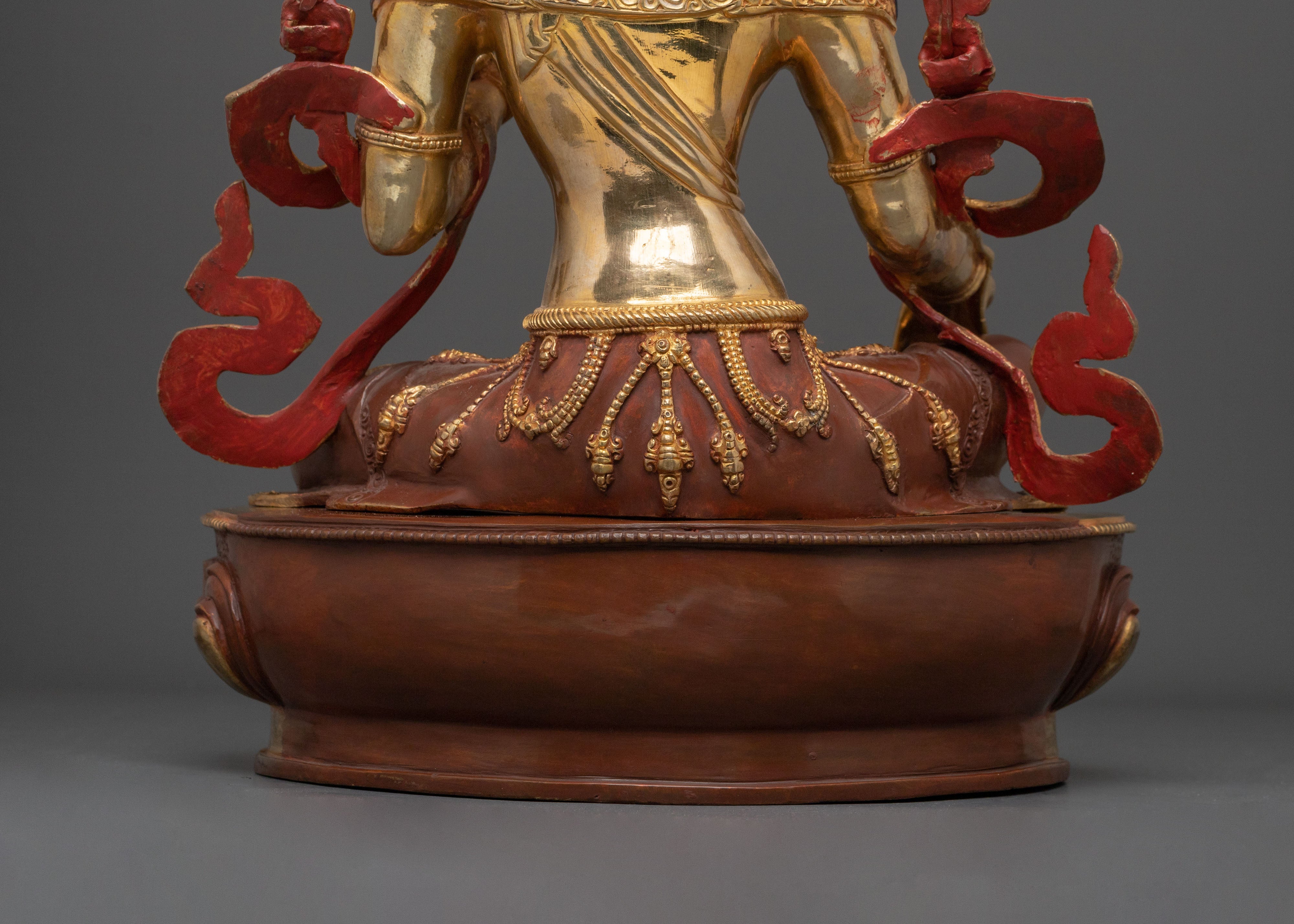 Green Tara Sacred Shrine Figure | Goddess of Compassion and Swift Protection