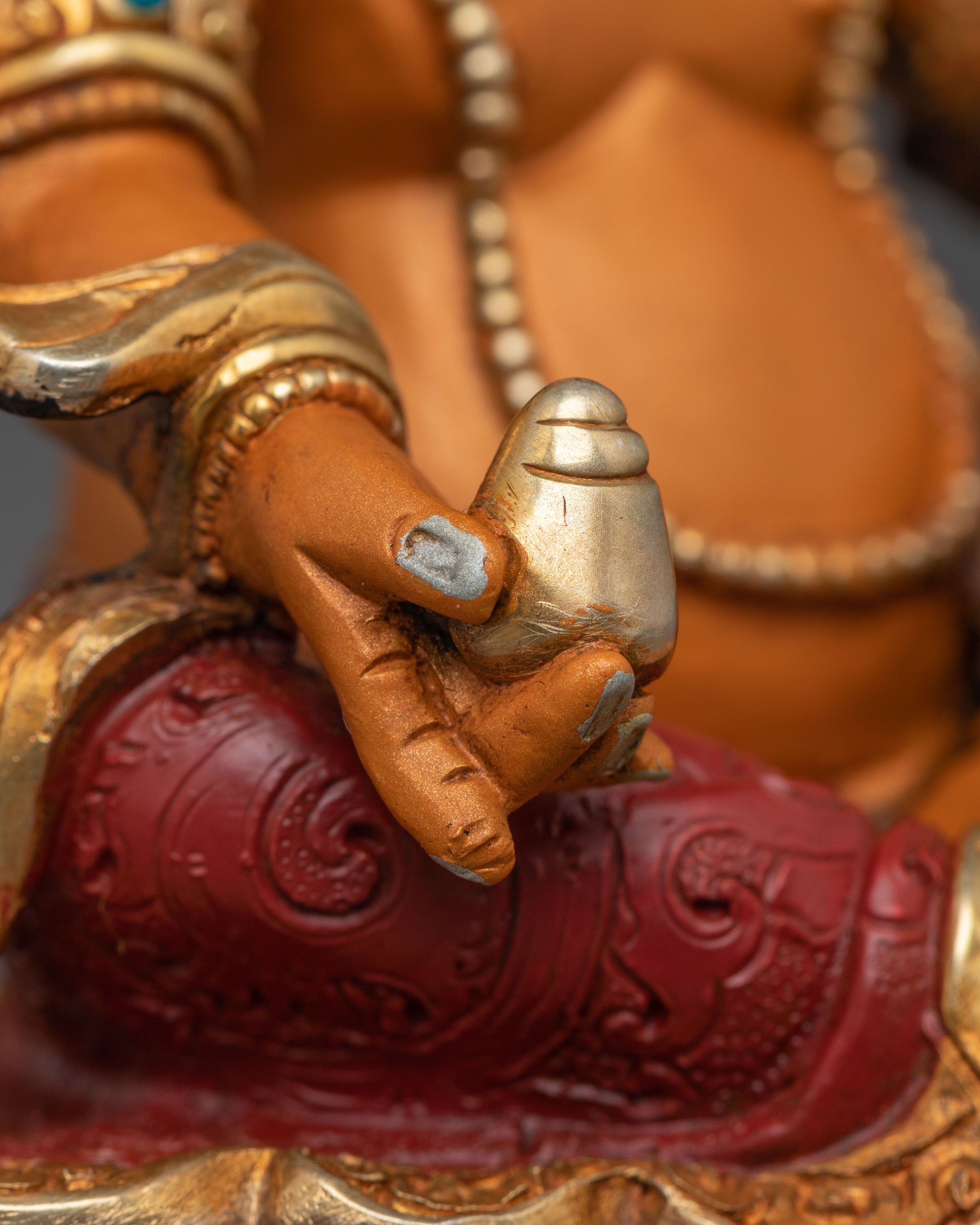 Dzambhala Spiritual Statue for Good Fortune