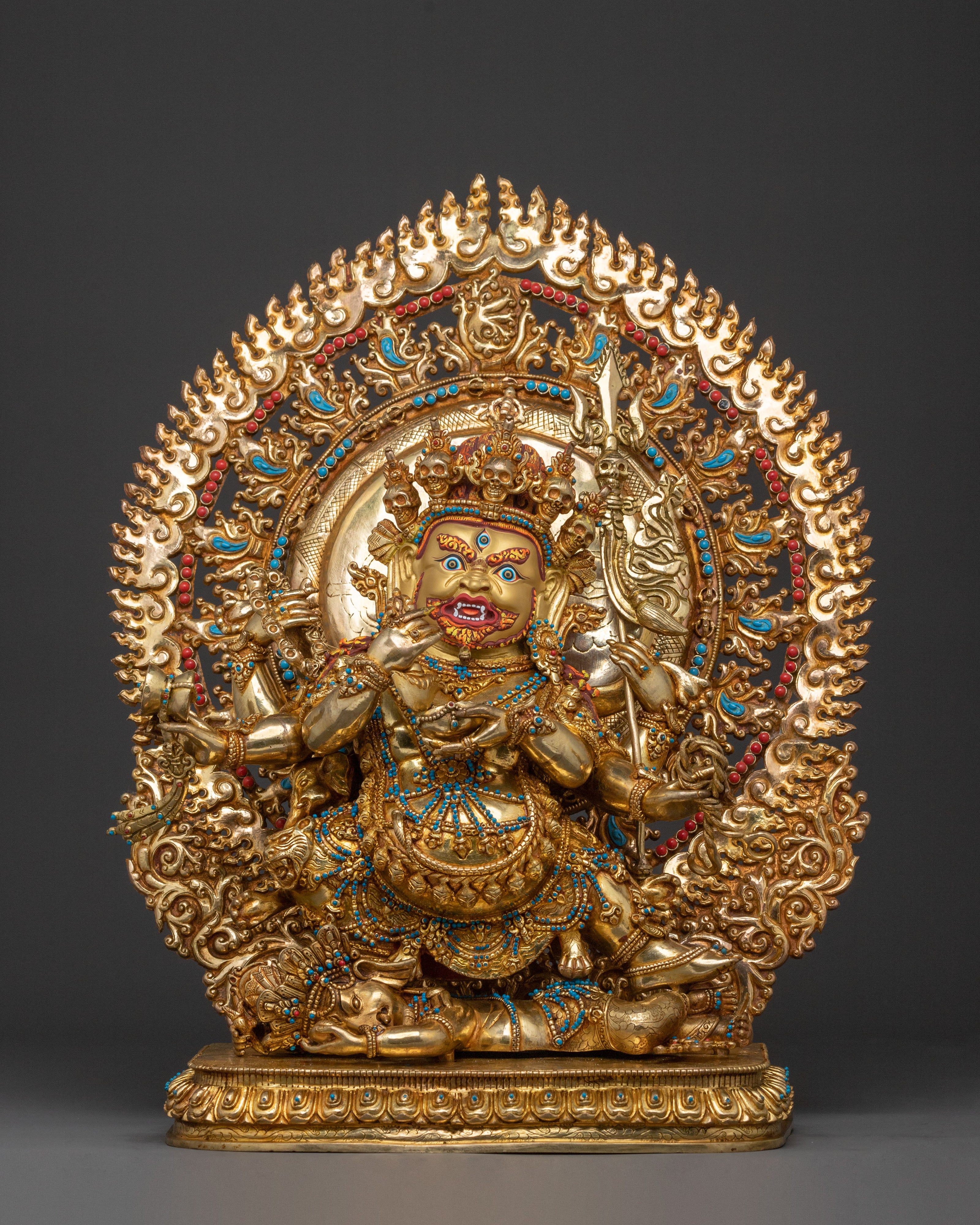 Six-Armed Mahakala: Sacred Meditation Art