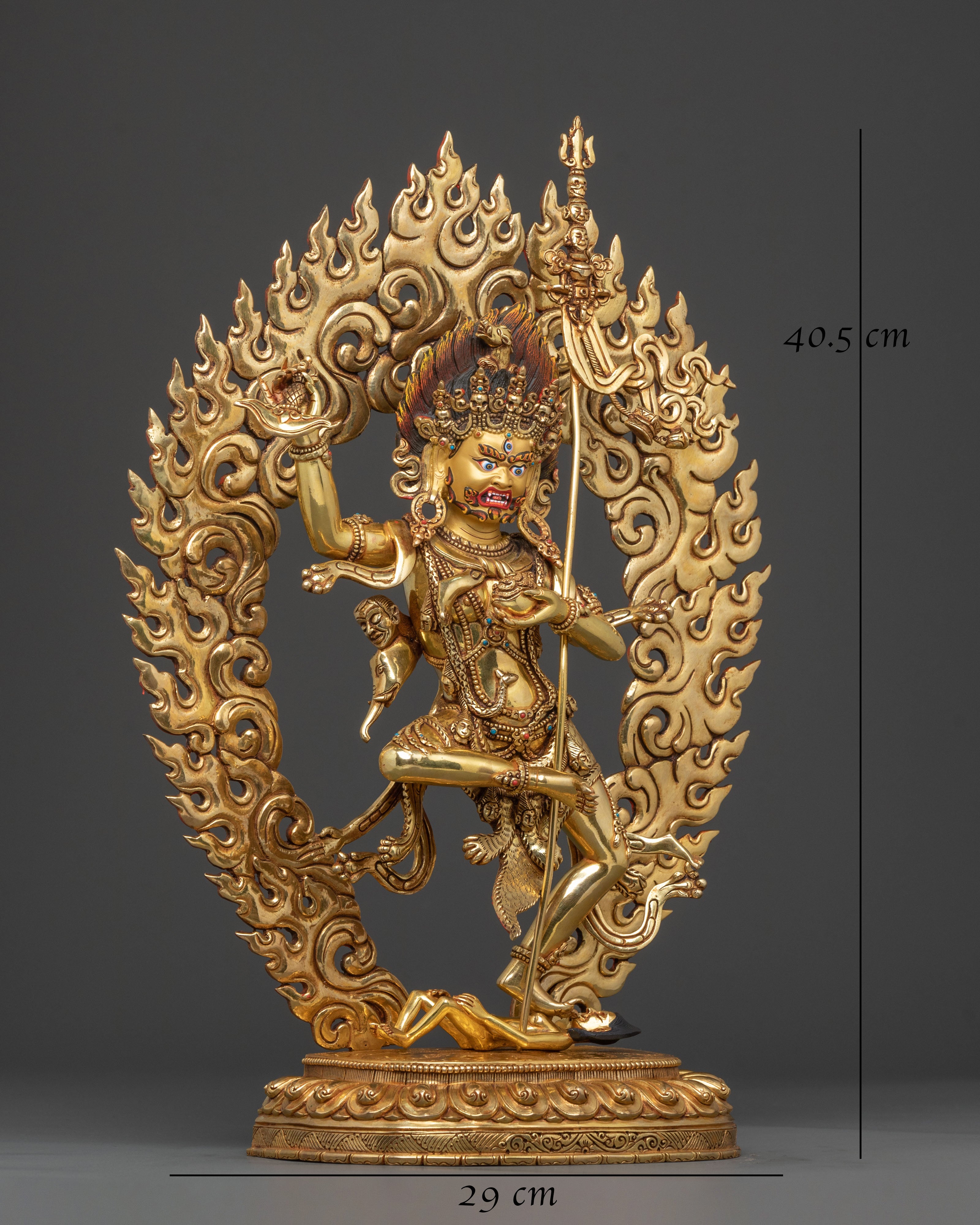 Troma Nagmo Statue: Wrathful Wisdom Goddess of Transformation