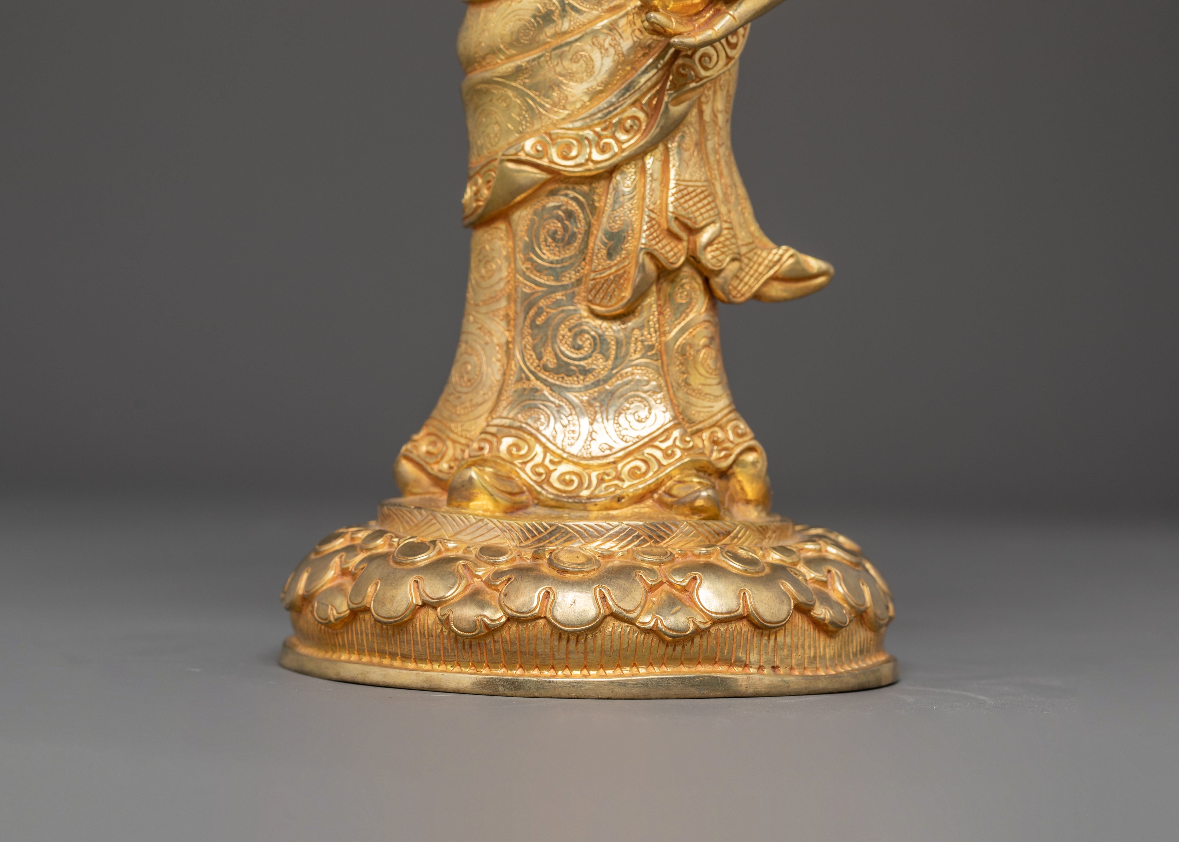 Handcrafted Sculpture of Standing Guru Rinpoche