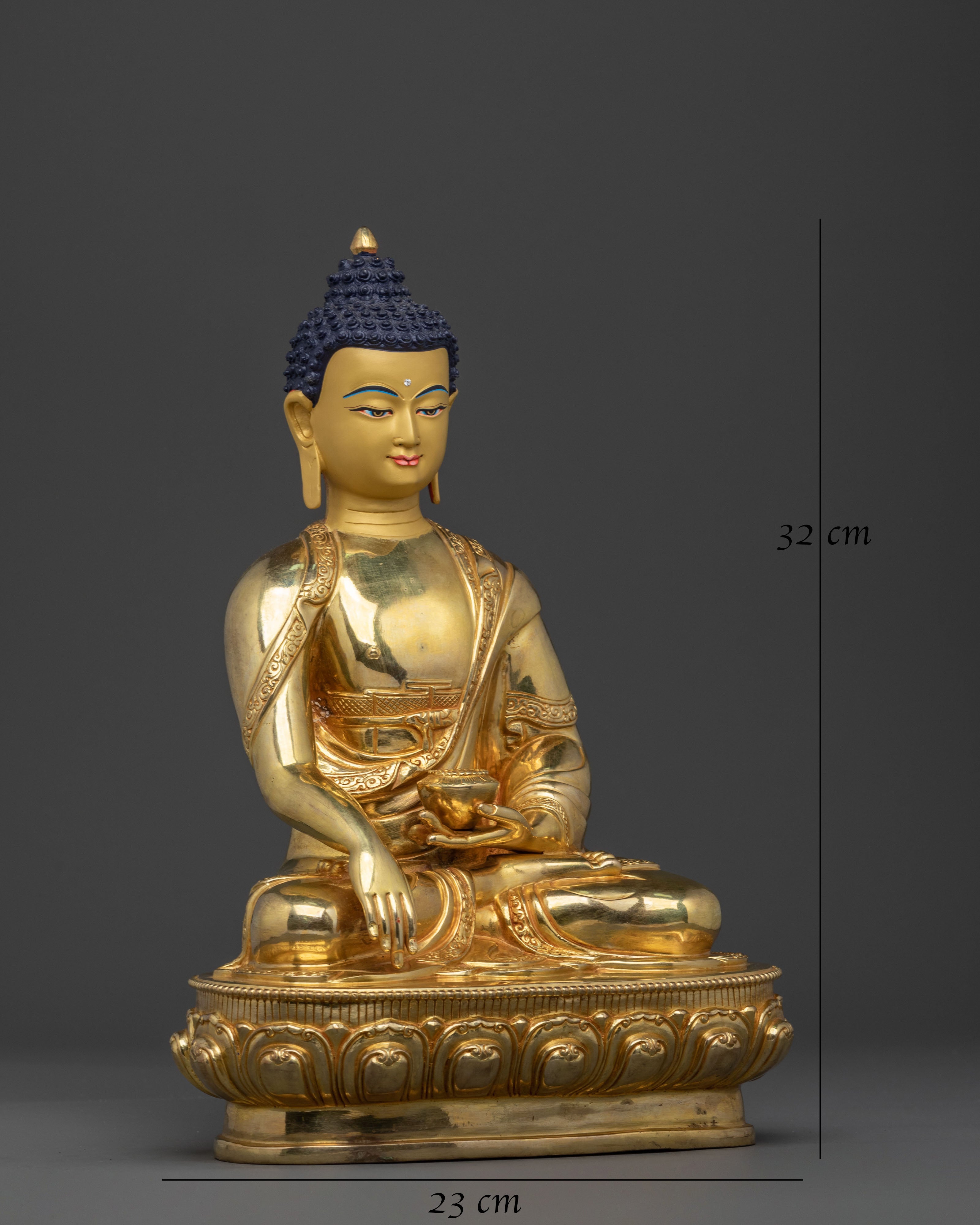 Shakyamuni Buddha Serene Statue | Sacred Figurine