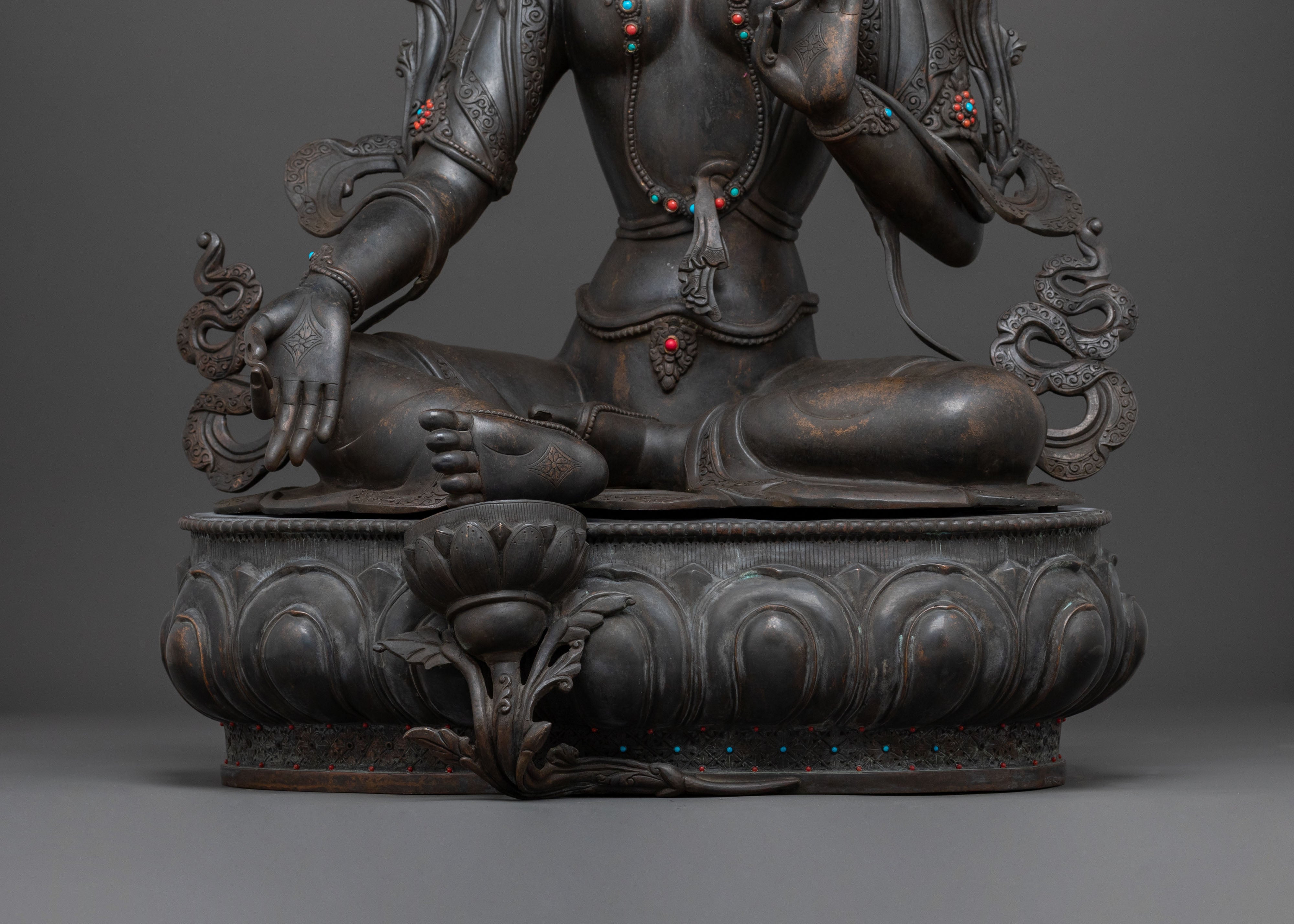 Green Tara Statue | Mother of All Buddhas