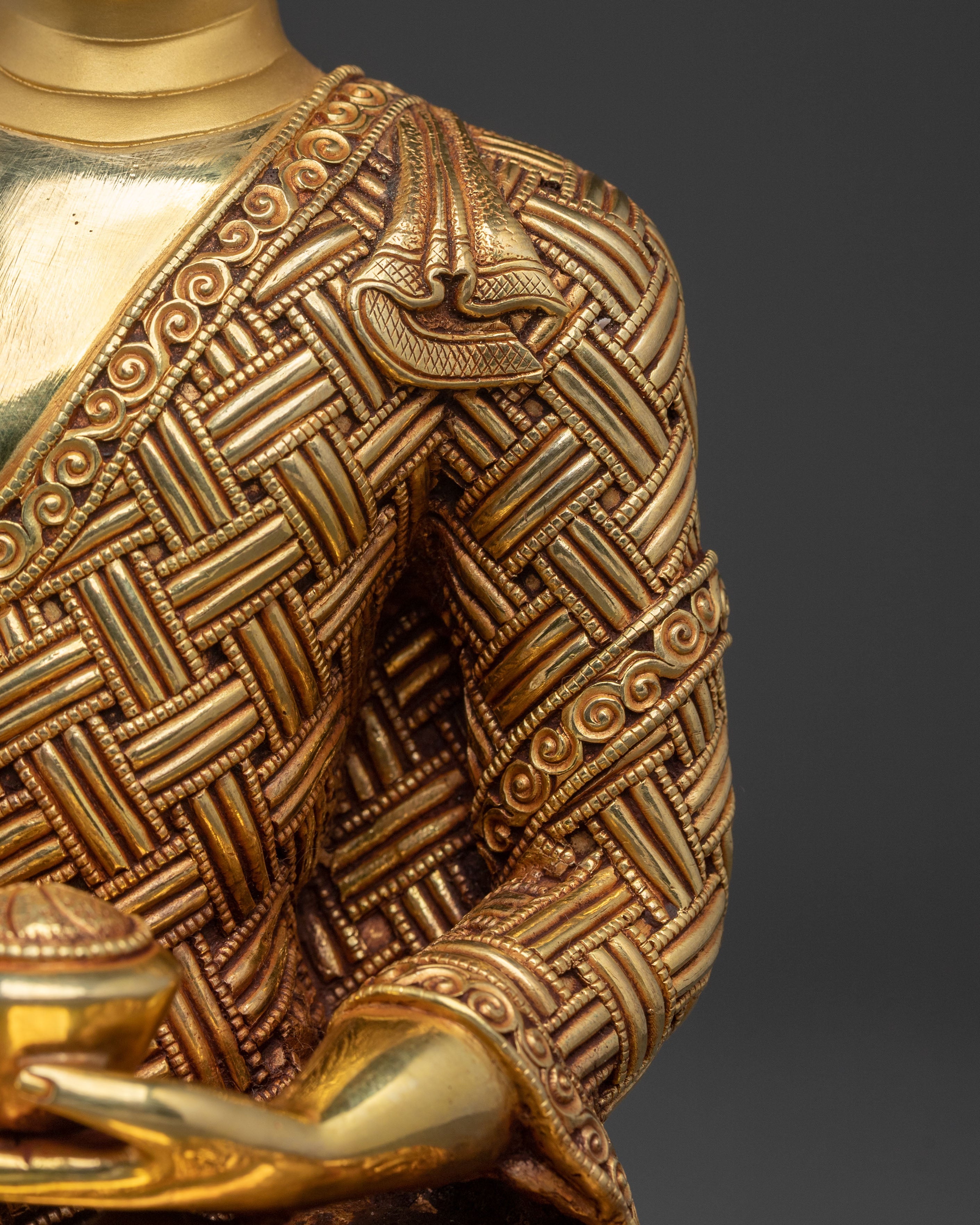 Sage Shakyamuni Buddha Statue: Made in Nepal