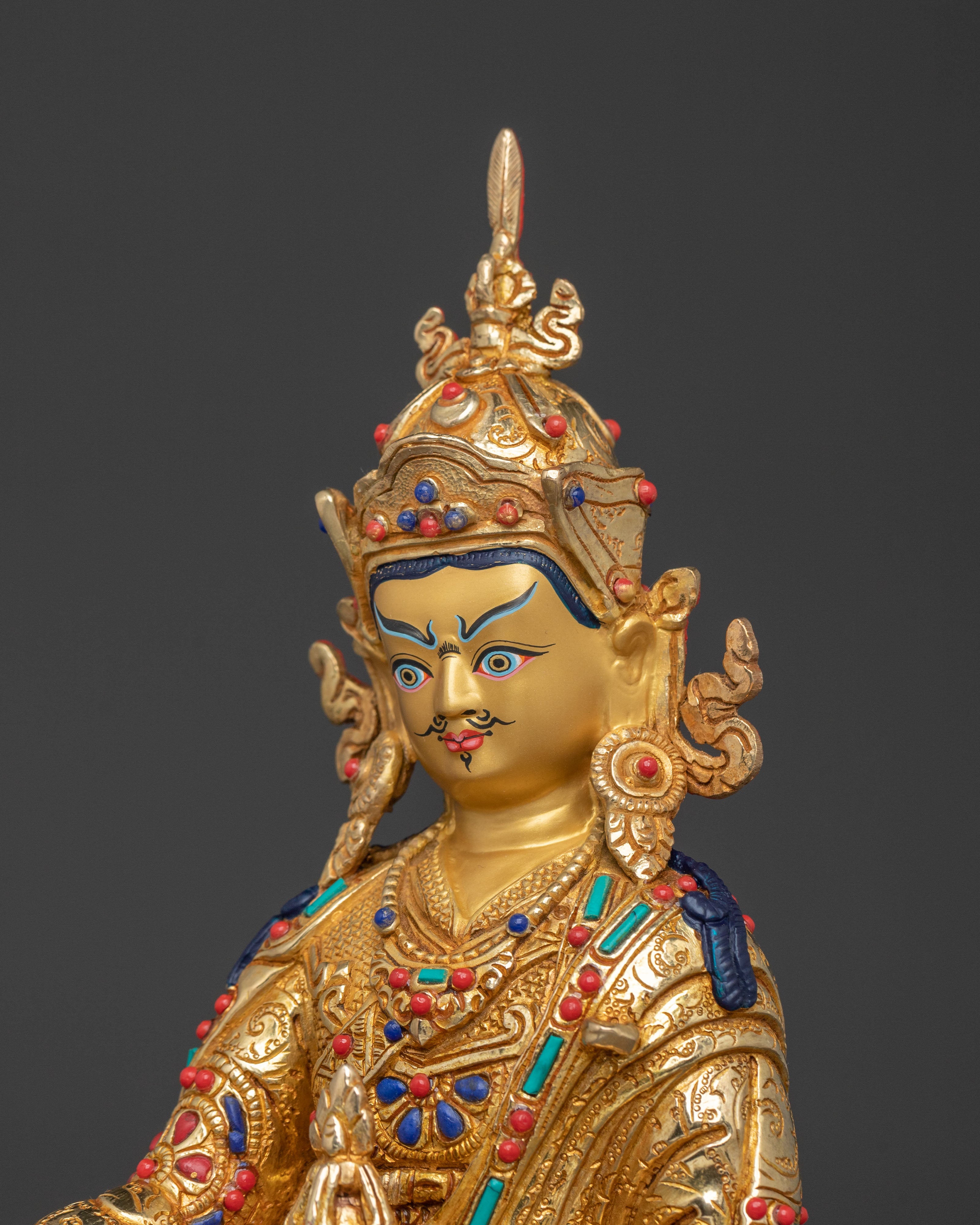 Guru Rinpoche Majestic Statue | Dharma Decor