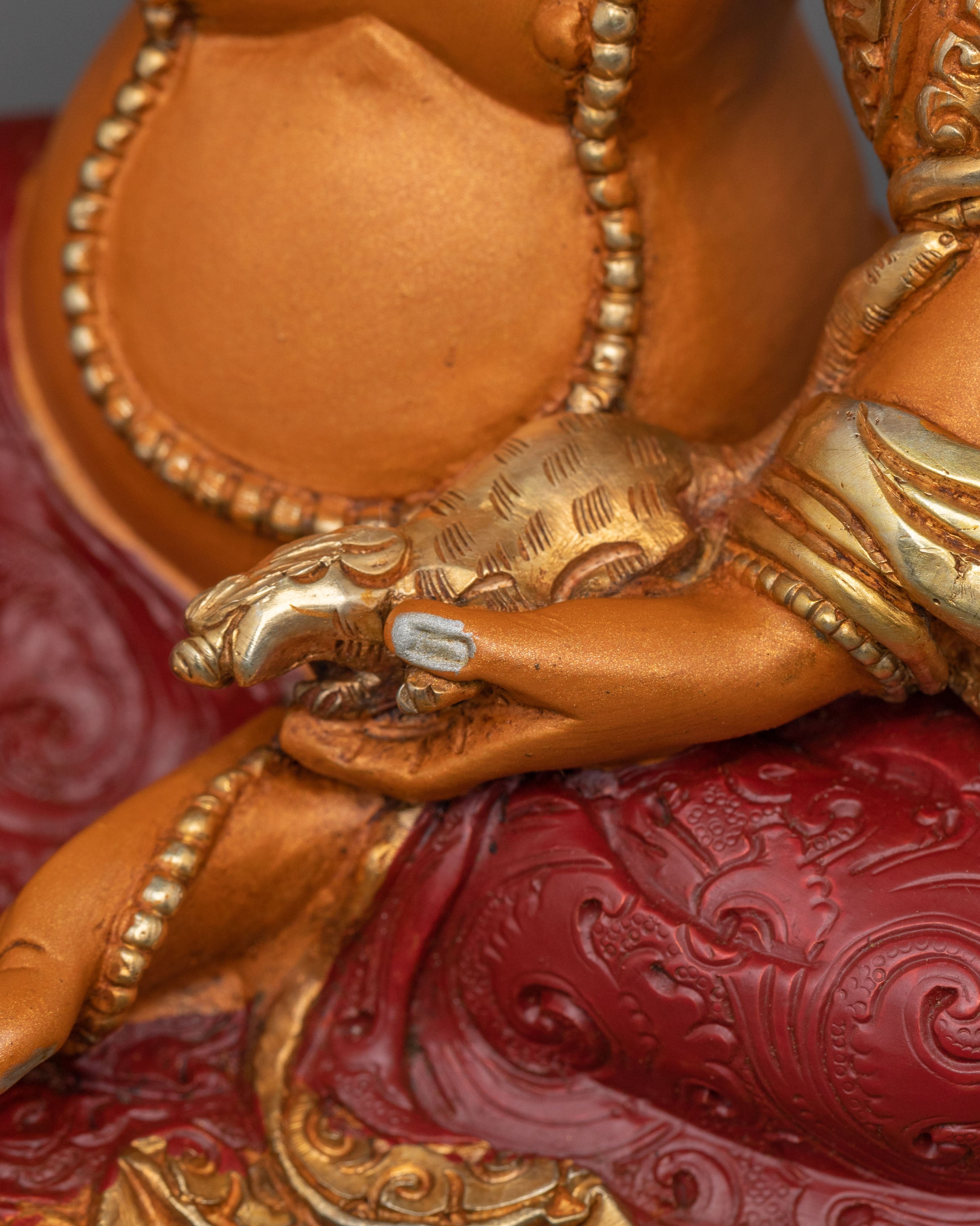 Dzambhala Spiritual Statue for Good Fortune