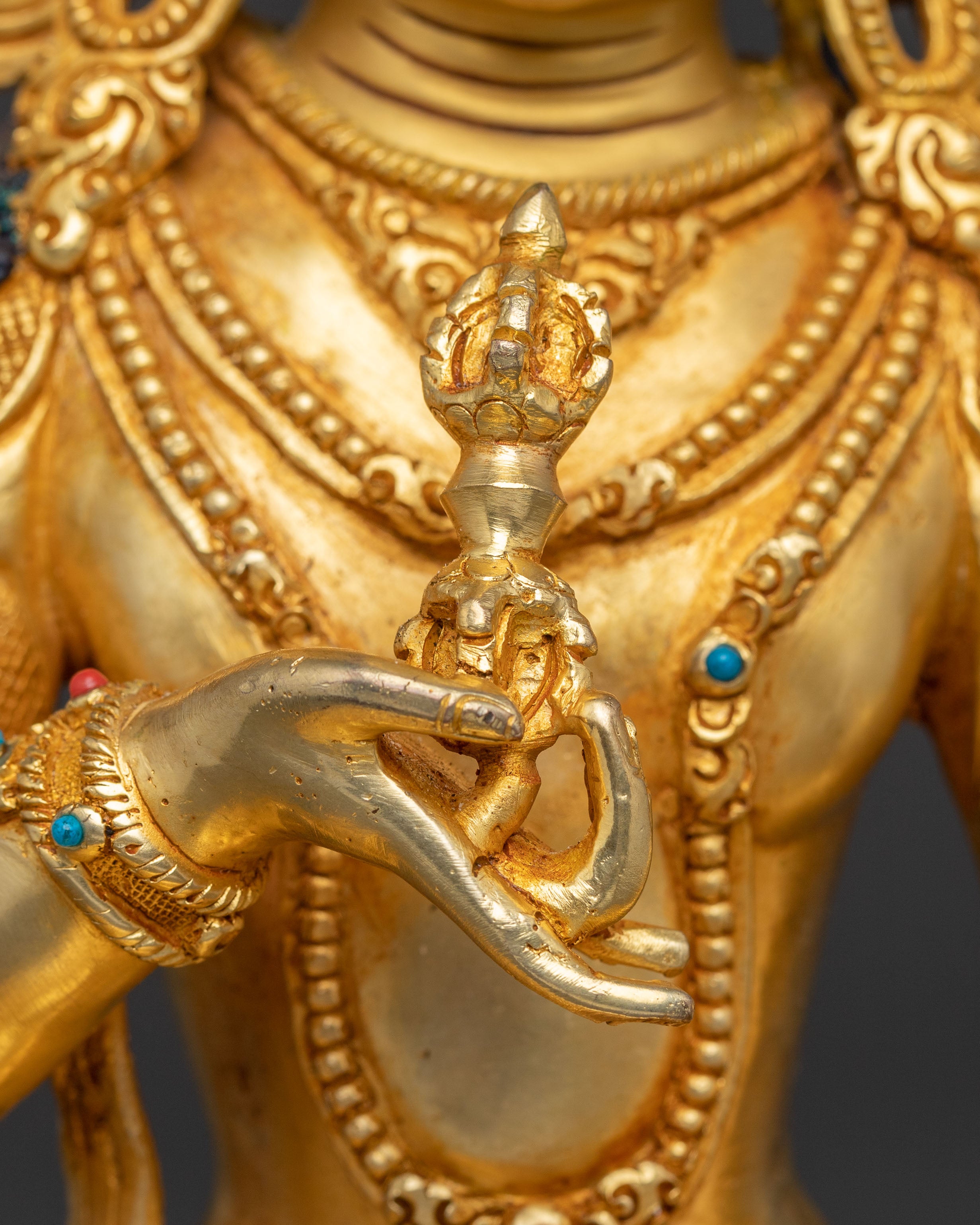 Handmade Statue of Vajrasattva for Purification | Embodiment of Clarity