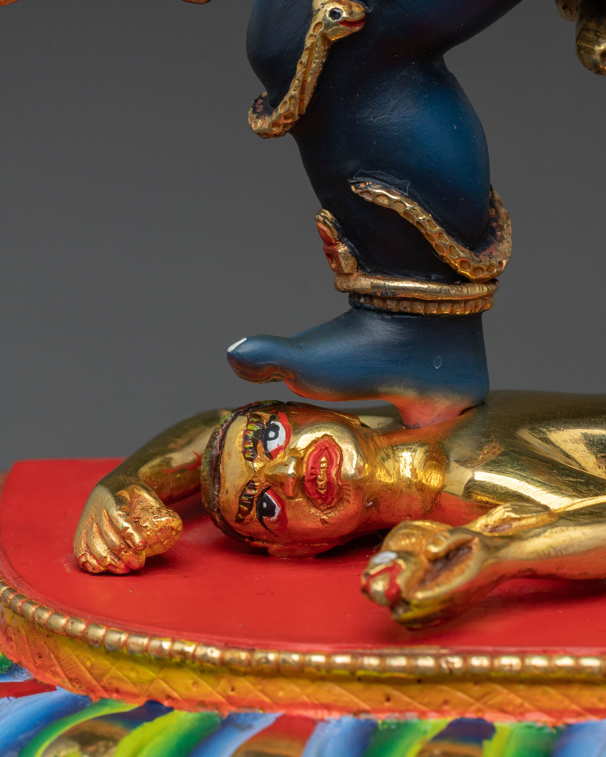 Handcrafted Black Dzambhala Statue | Wealth Deity
