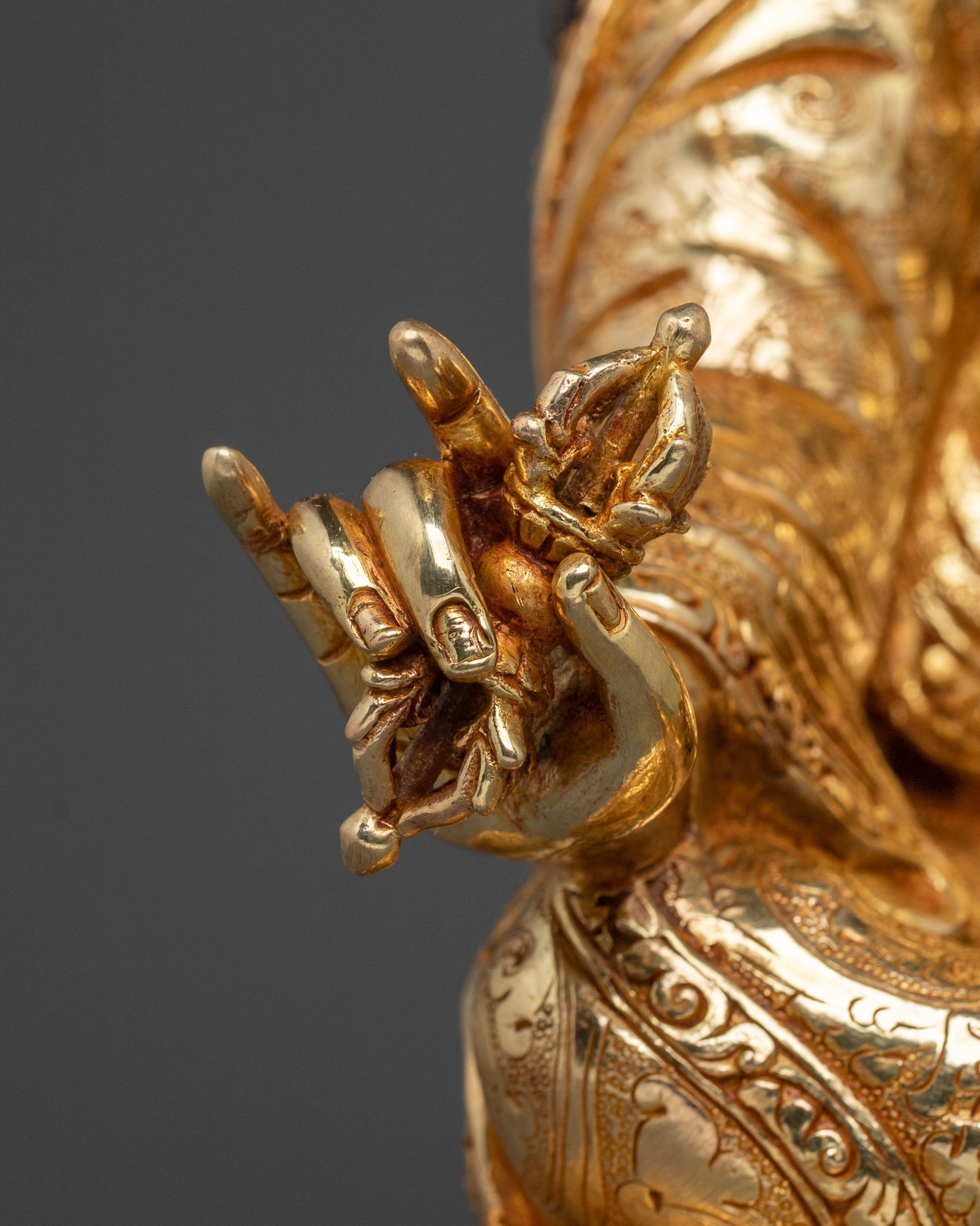 Handmade Sculpture of Guru Rinpoche | Symbol of Enlightened