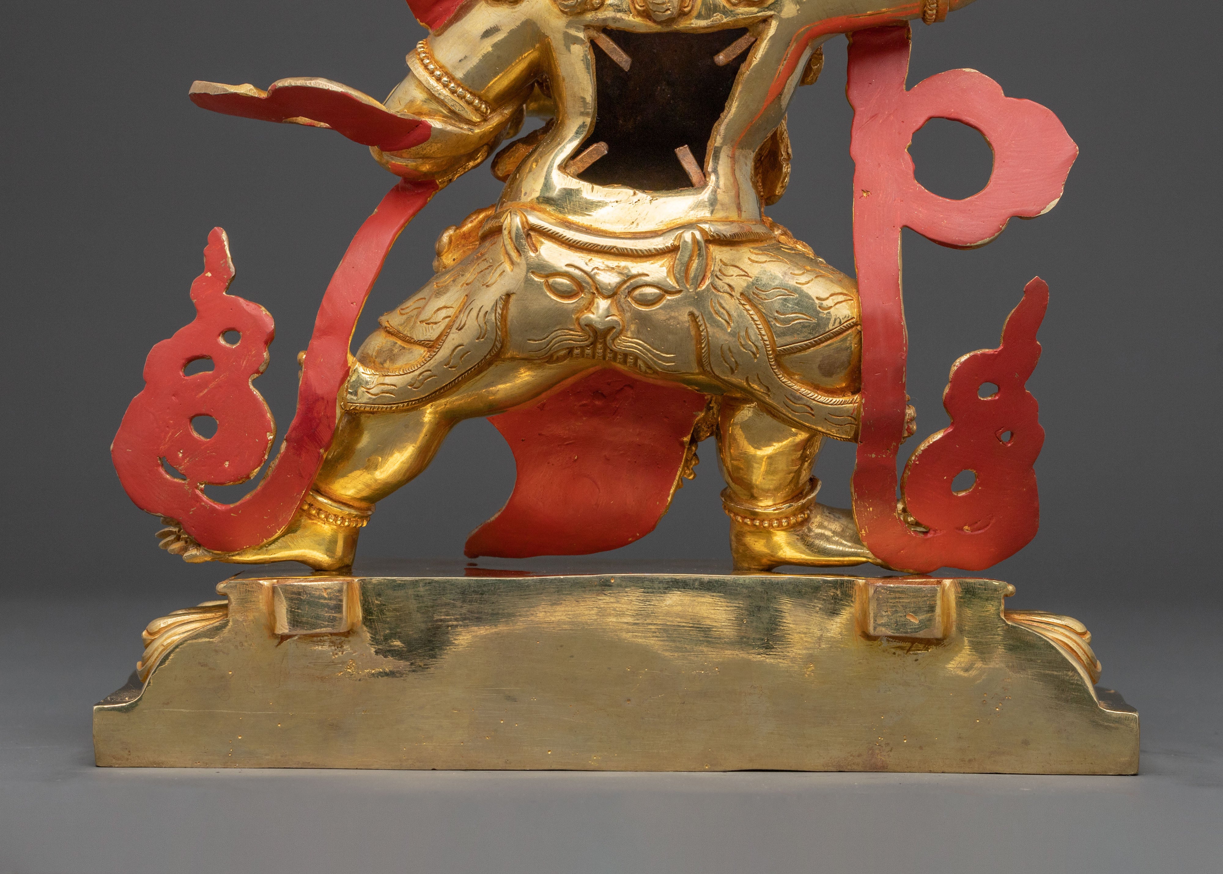 Black Manjushri Protection Sculpture | Wrathful Wisdom Deity