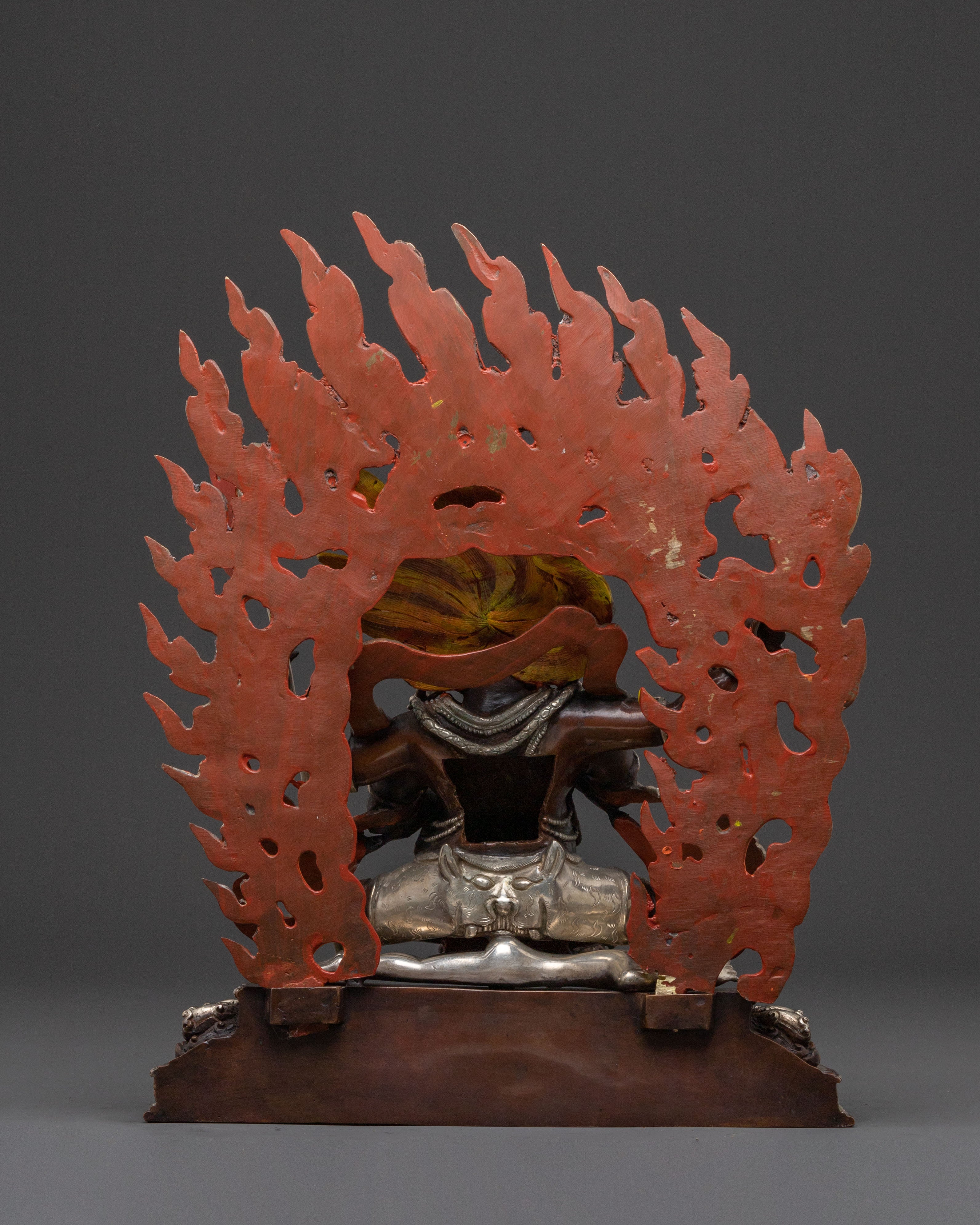 4 Armed Mahakala Statue for Spiritual Spaces