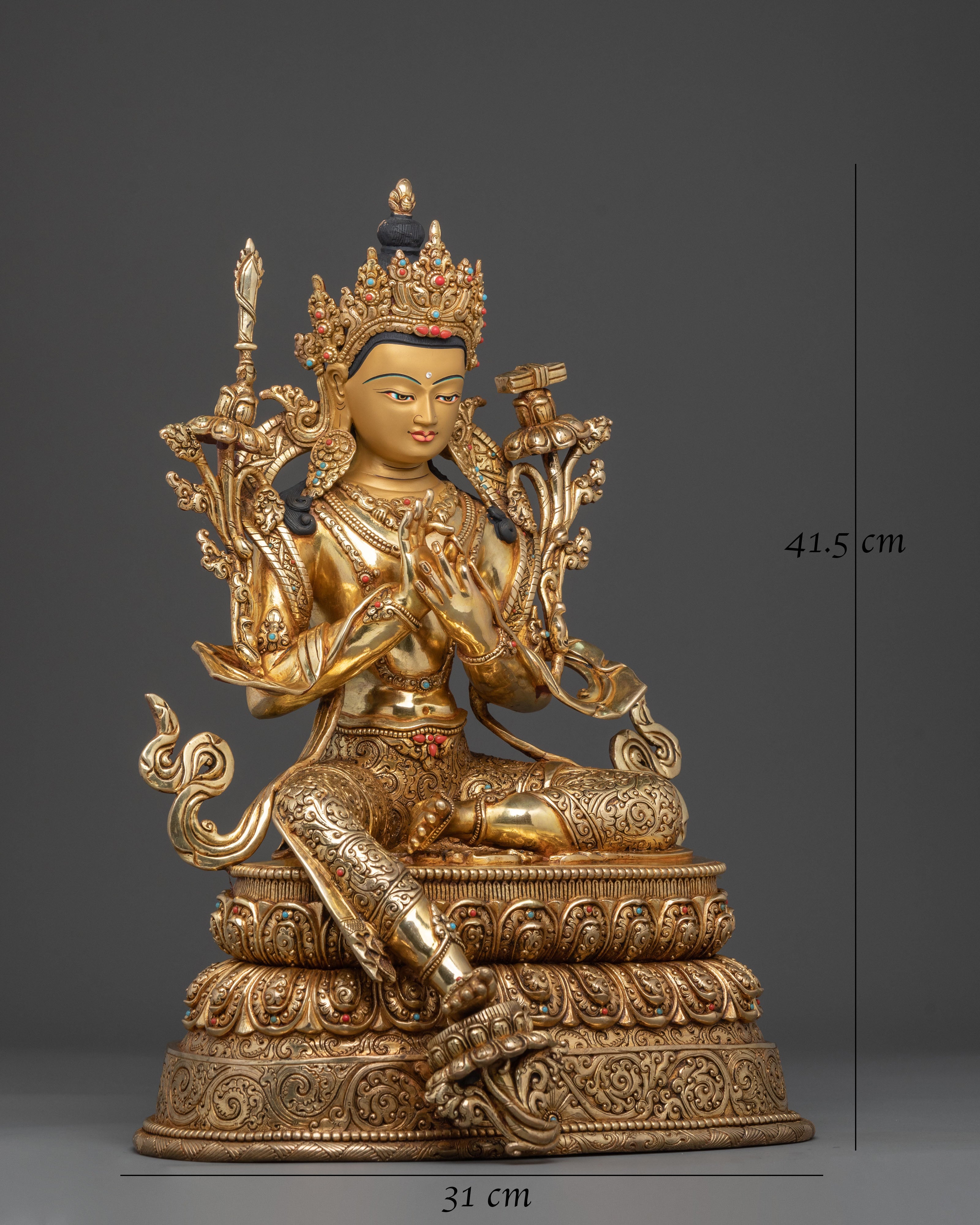Tikshna Manjushri Statue | The Wisdom Bodhisattva