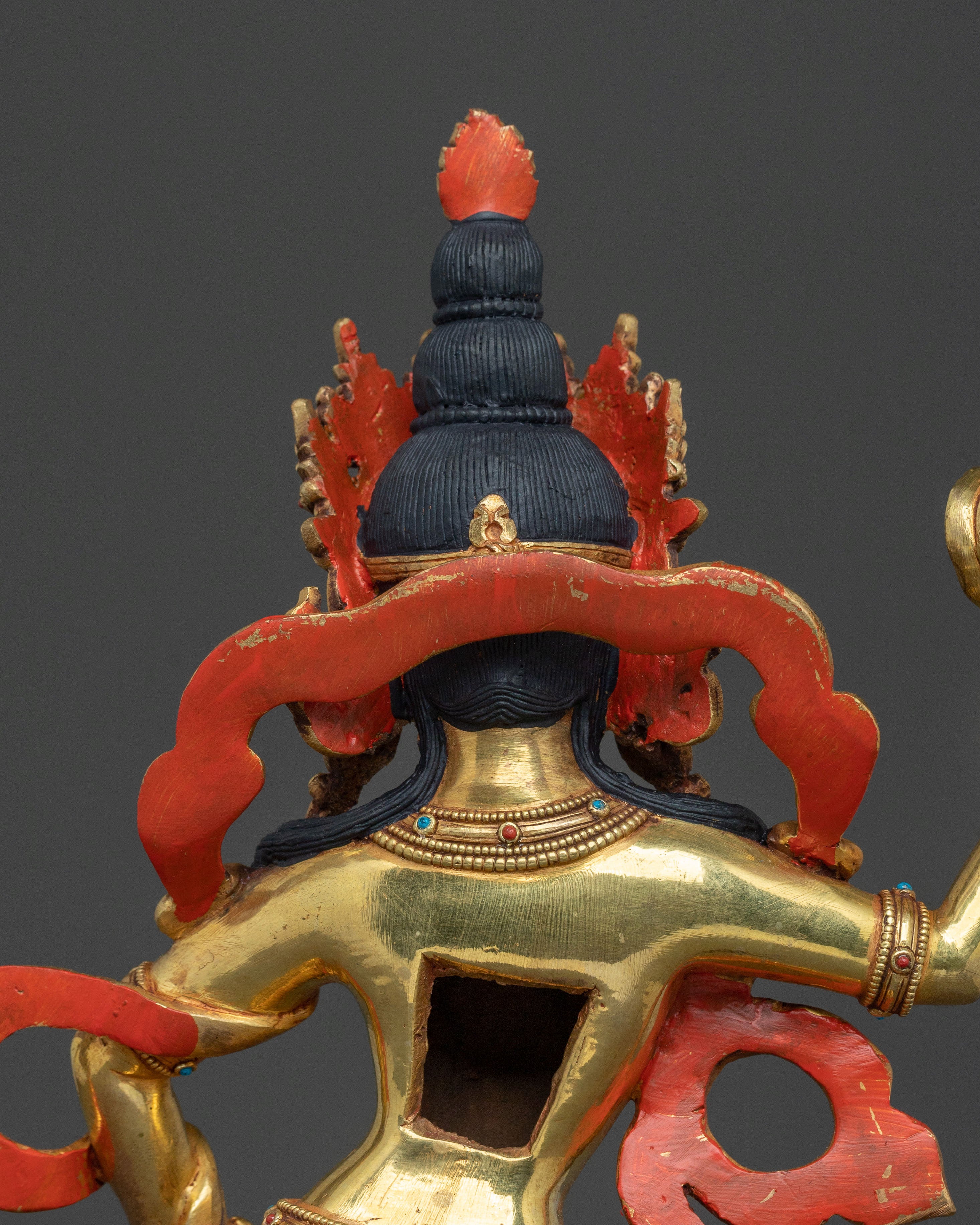 Maching Labdron Statue | 24K Gold Gilded