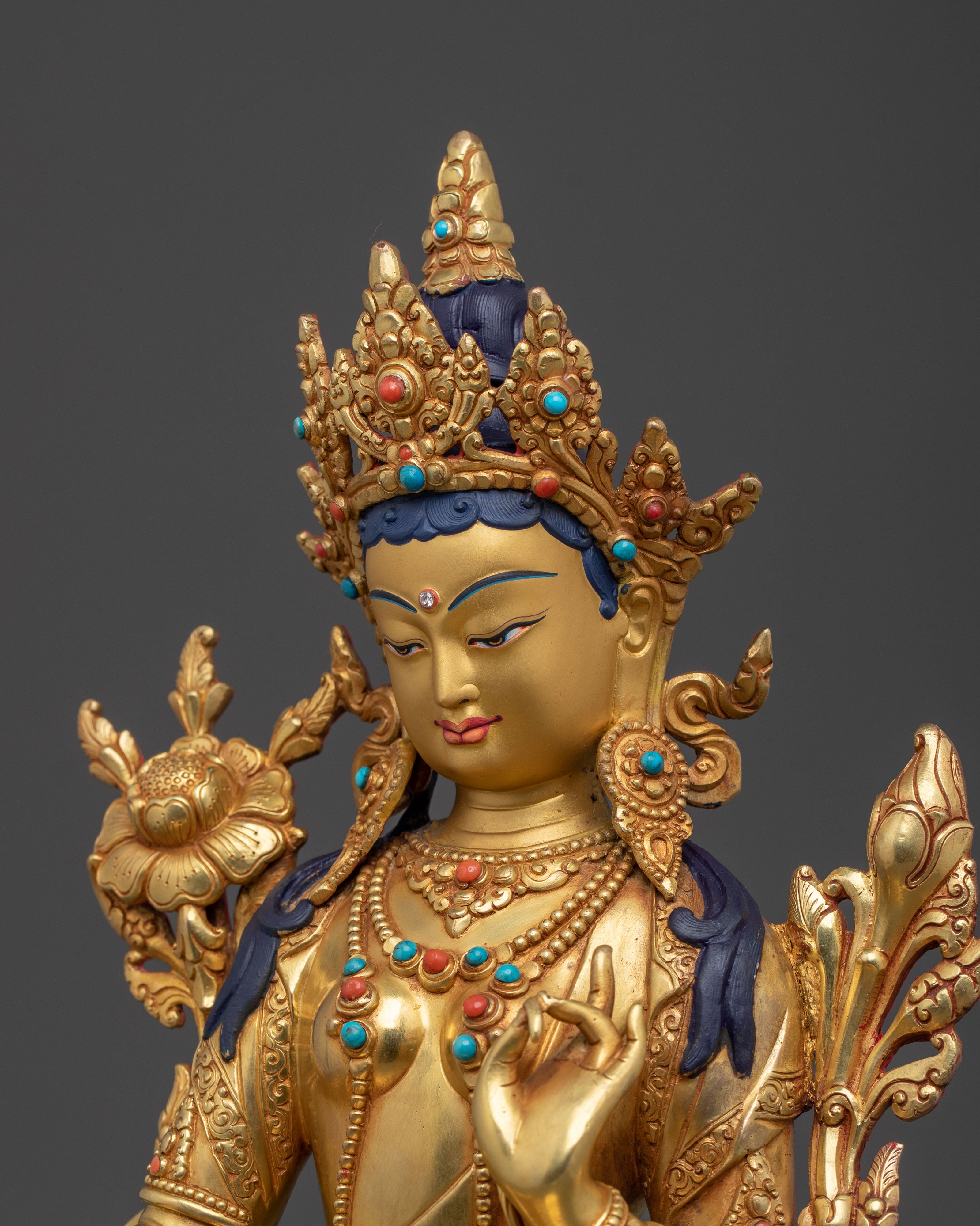 Green Tara Guardian Figurine | Home Decor
