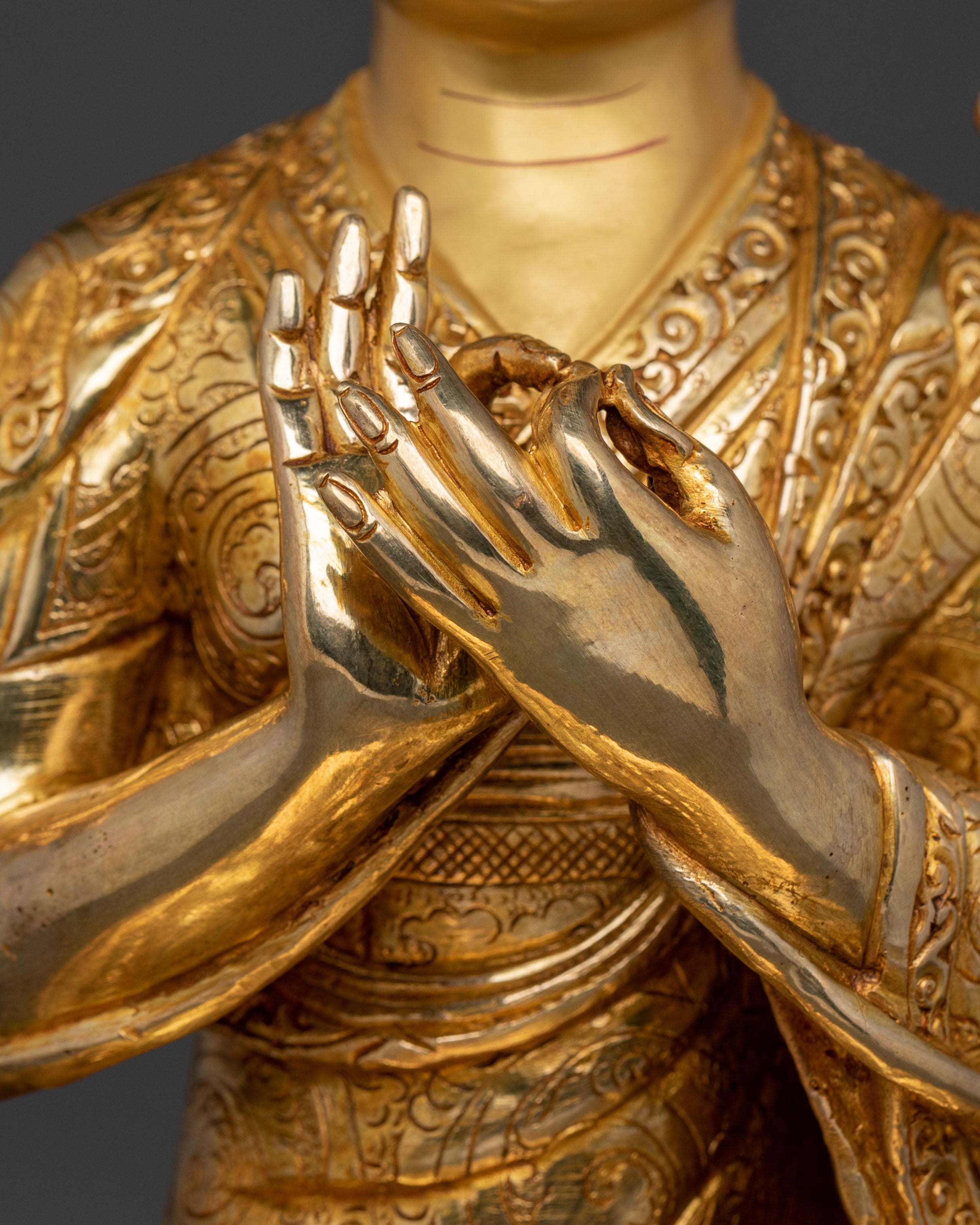Tsongkhapa Spiritual Statue | Buddhist Home Decor